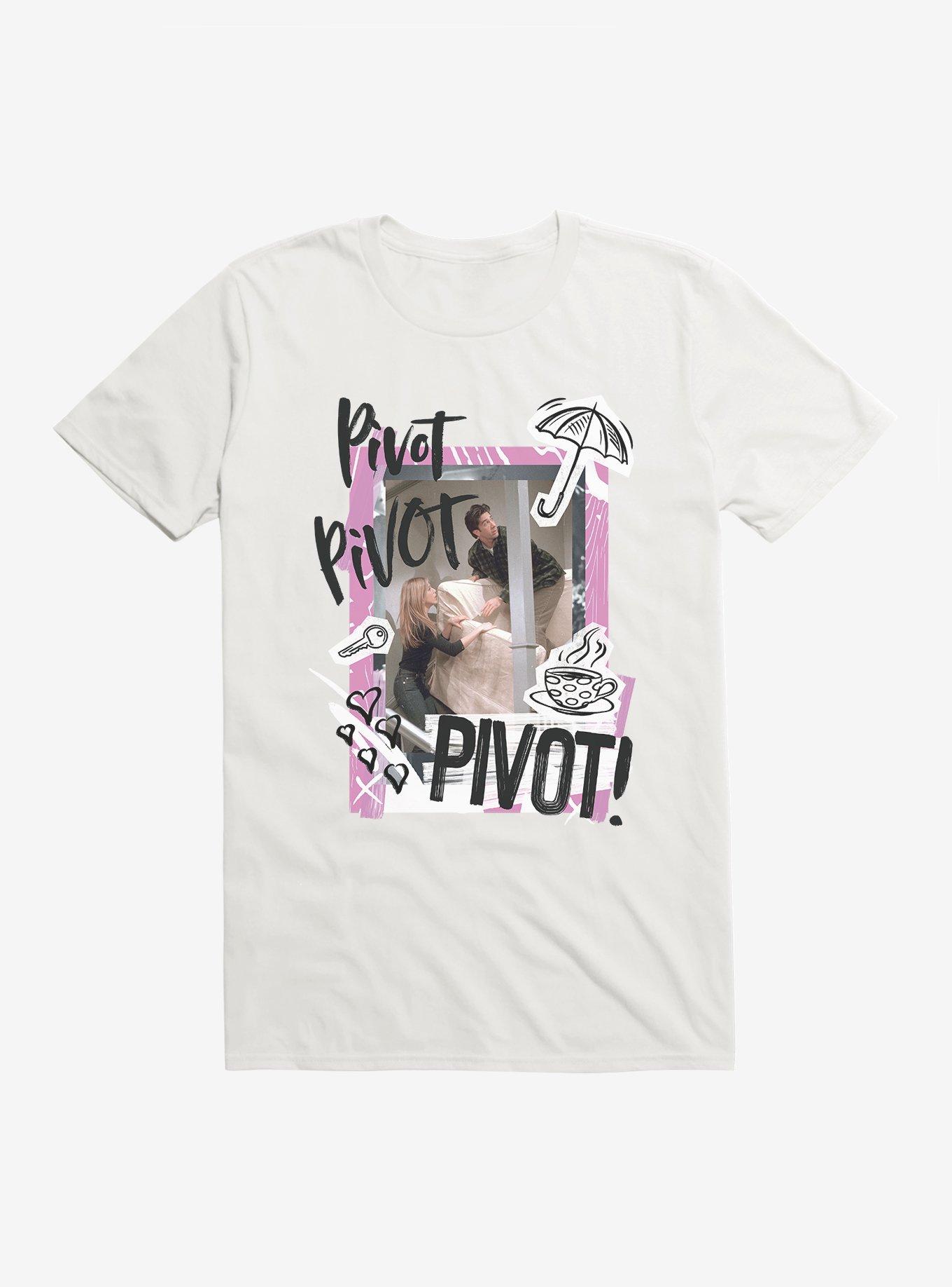 Friends Ross Rachel Pivot T-Shirt, WHITE, hi-res