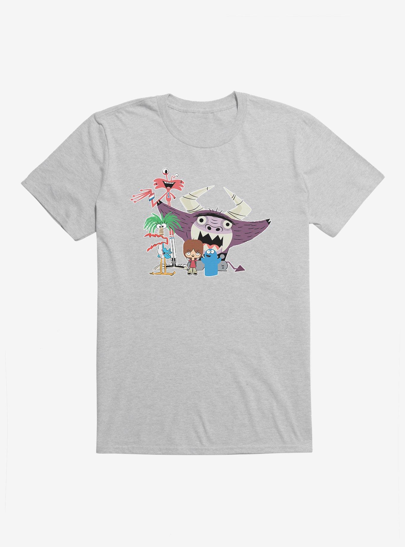 Foster's Home For Imaginary Friends Say Cheese T-Shirt, HEATHER GREY, hi-res
