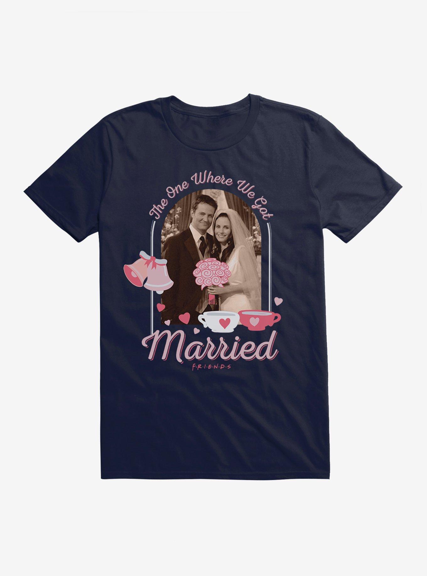 Friends The One Where We Got Married T-Shirt, , hi-res