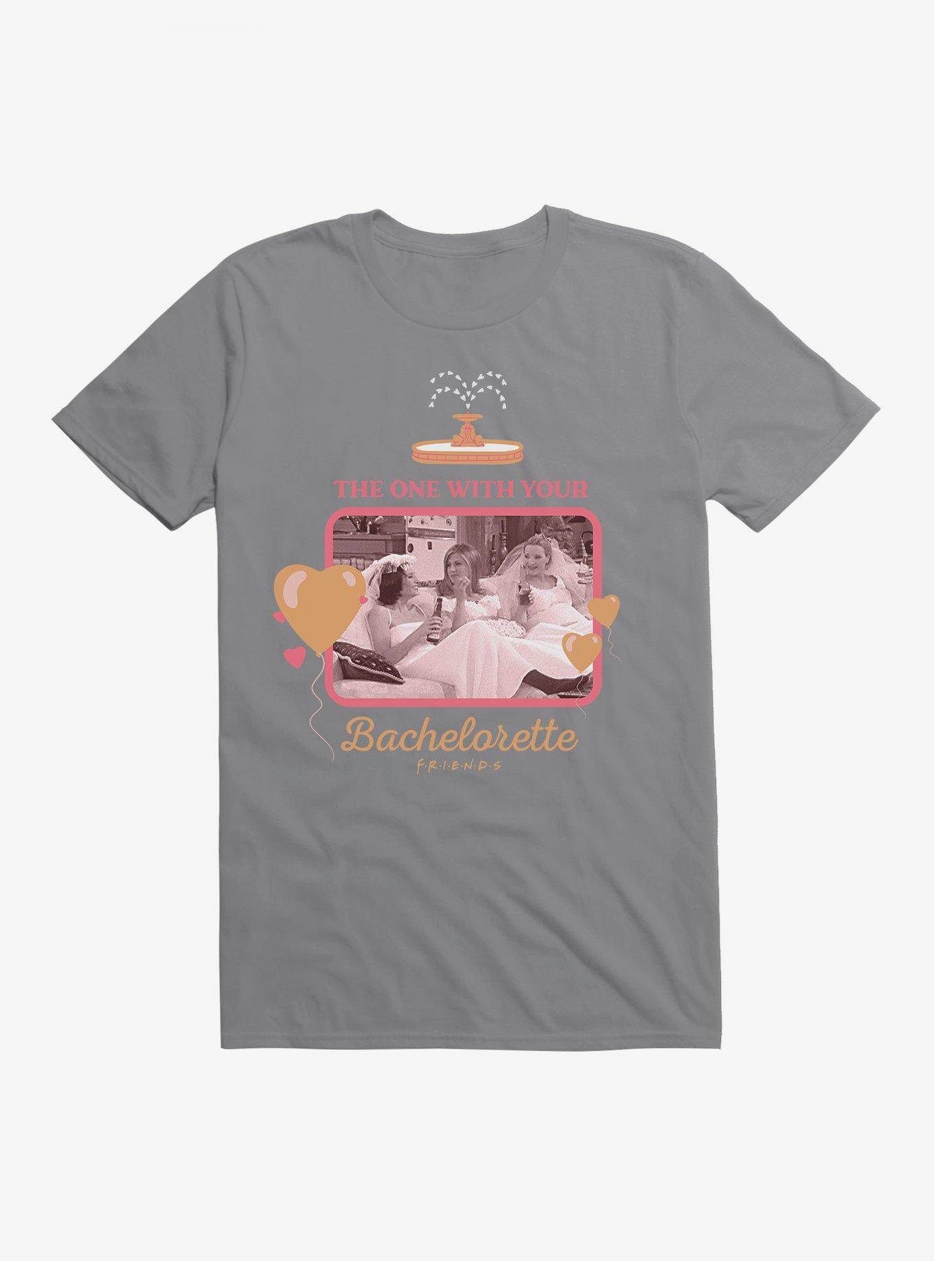 Friends The One With Your Bachelorette T-Shirt, STORM GREY, hi-res