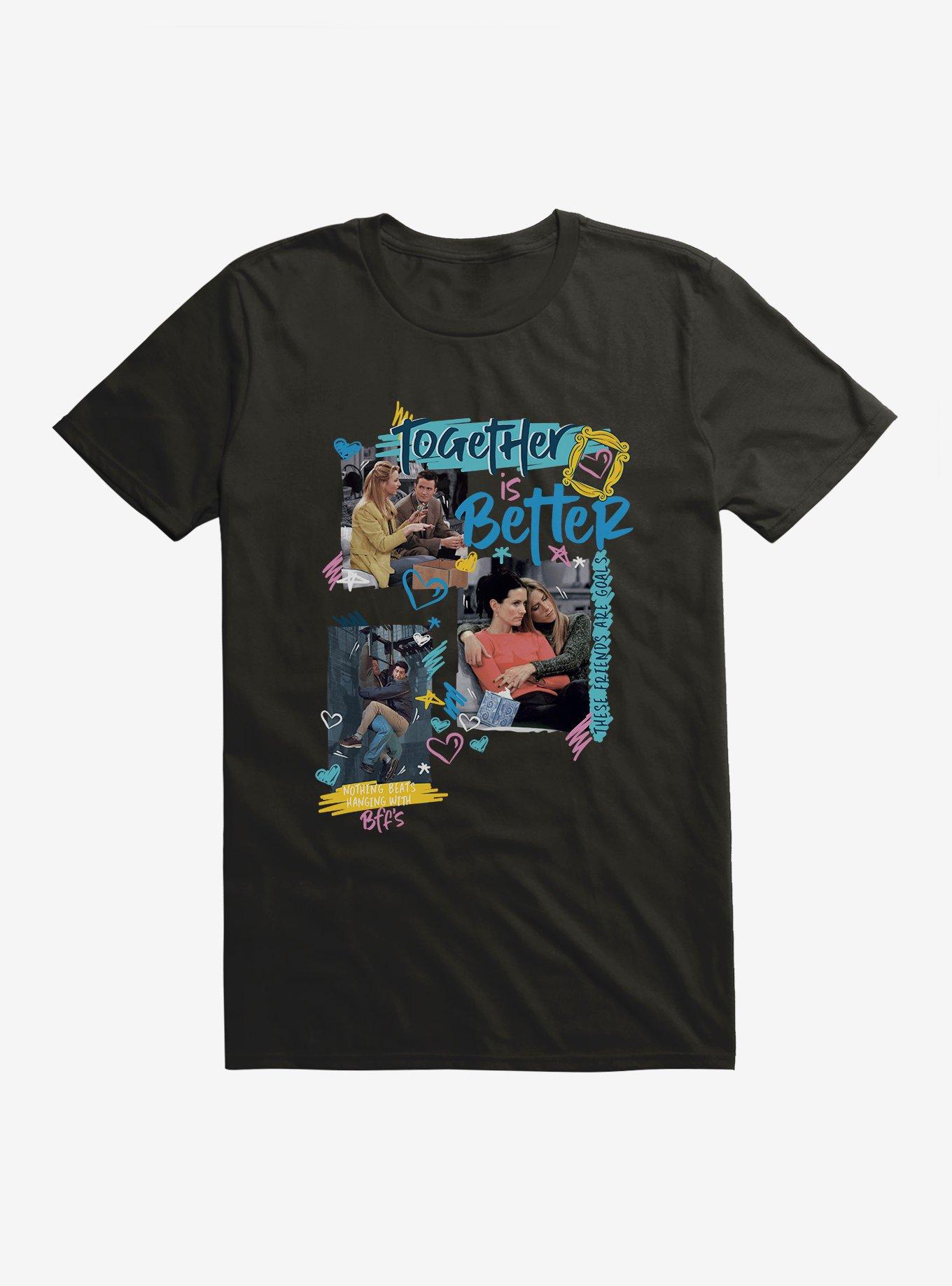 Friends Together Is Better T-Shirt, BLACK, hi-res
