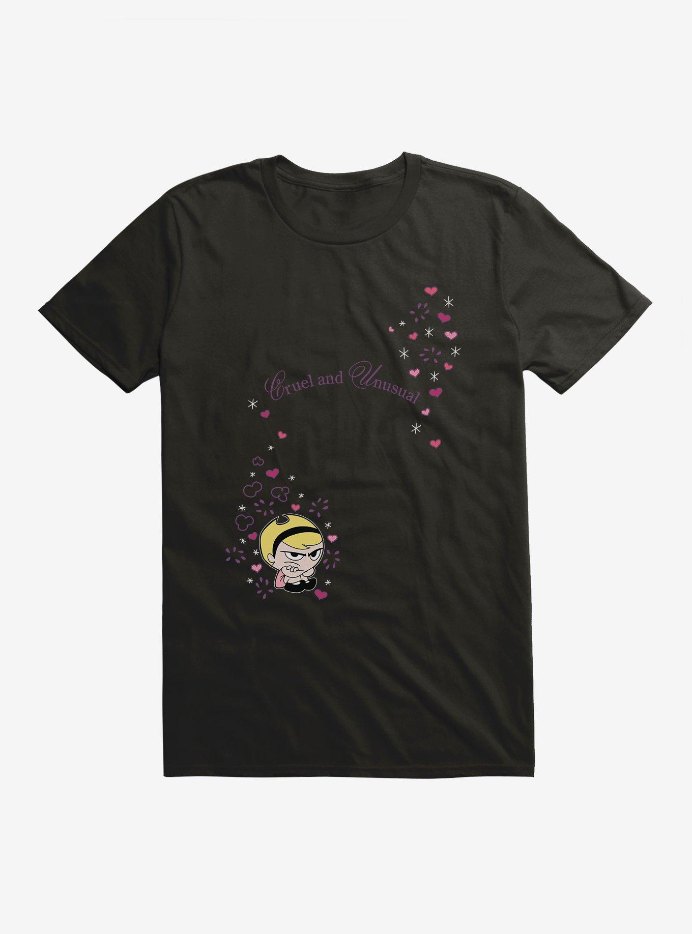 Grim Adventures Of Billy And Mandy Mandy Cruel And Unusual T-Shirt, BLACK, hi-res