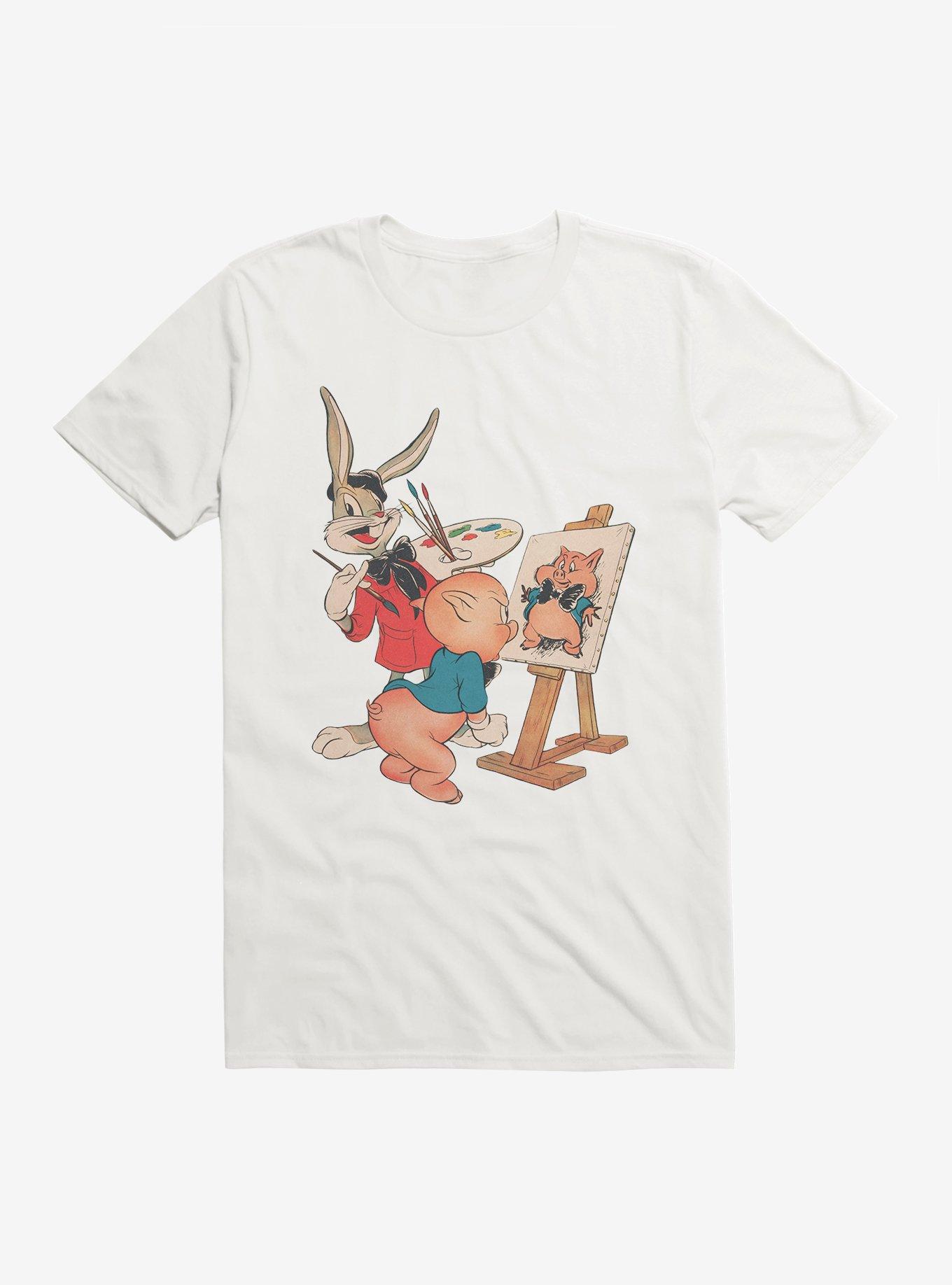 Looney Tunes Bugs Bunny And Porky Pig T-Shirt