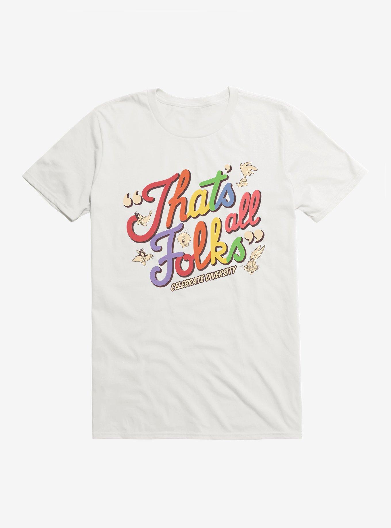 Looney Tunes Celebrate Diversity Folks Pride T-Shirt, , hi-res