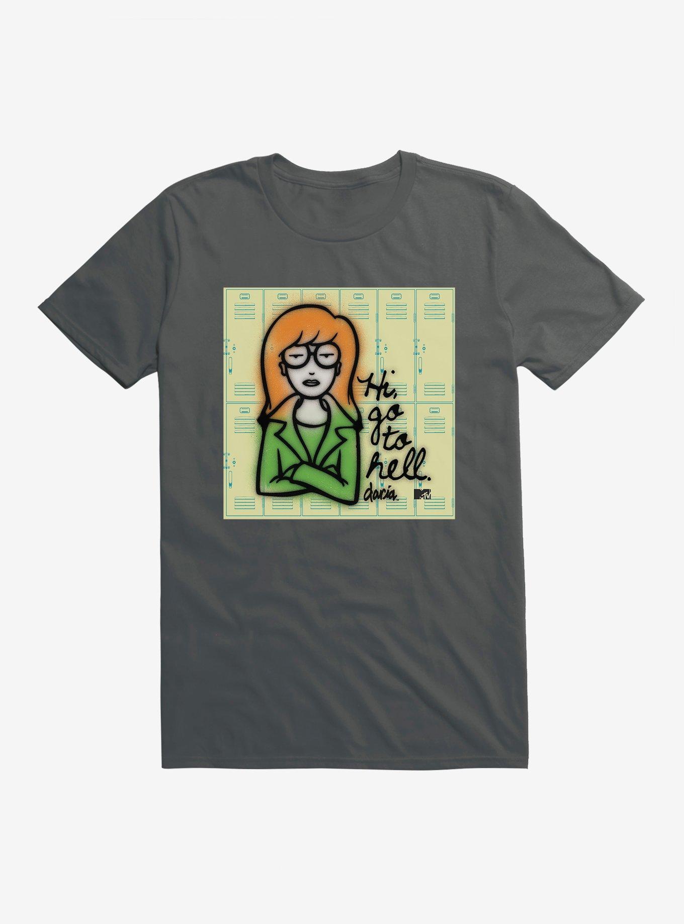Daria Go To Hell T-Shirt, CHARCOAL, hi-res