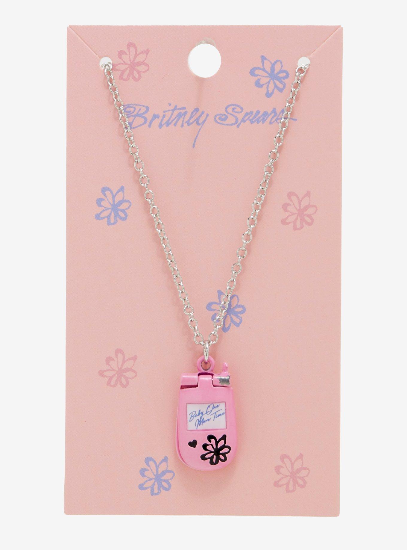 Britney Spears Flip Phone Pendant Necklace, , hi-res