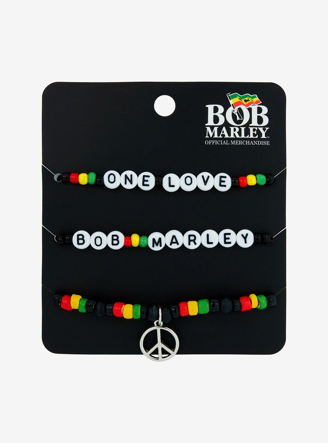 Bob Marley One Love Bracelet Set, , hi-res