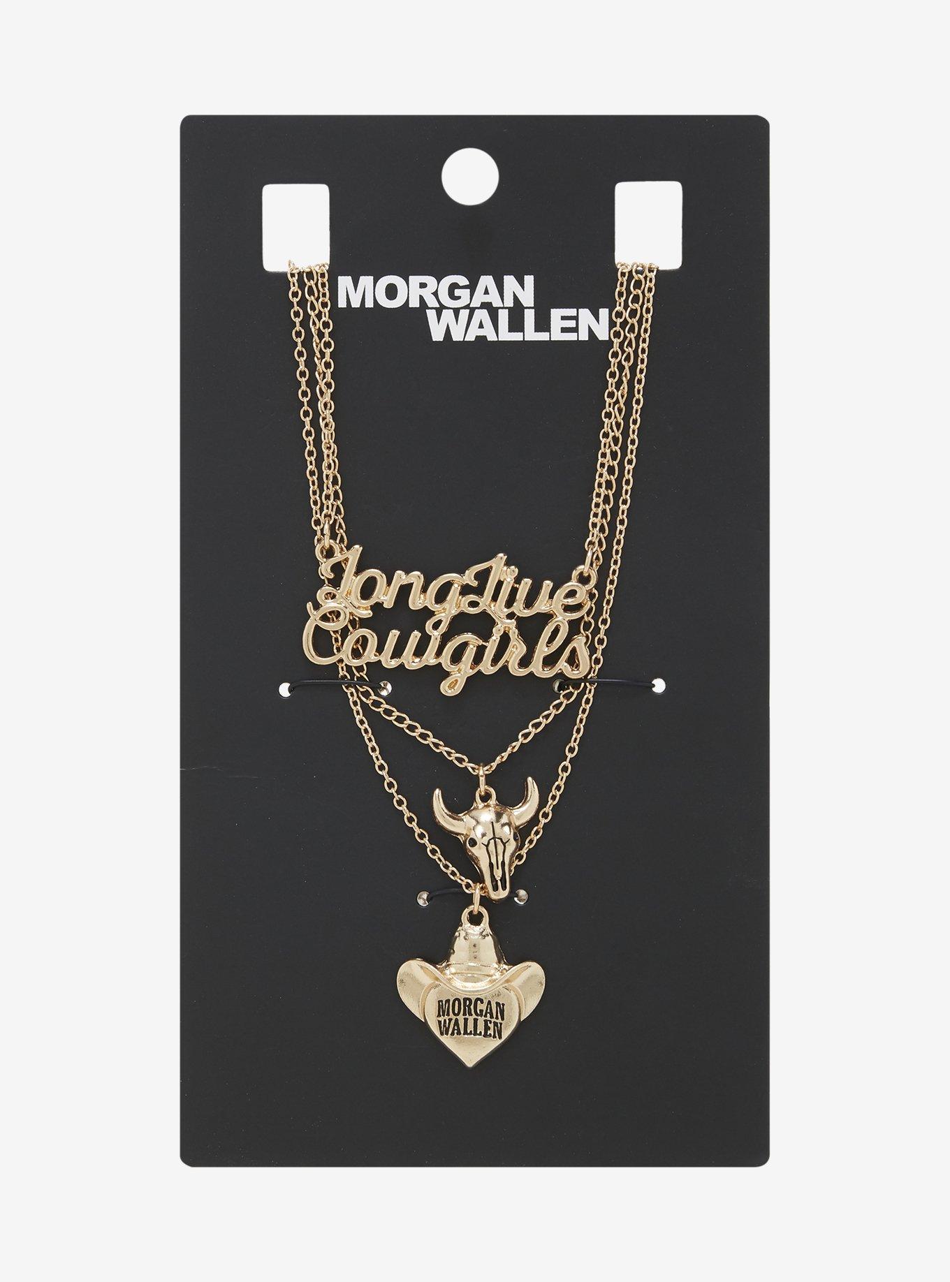 Morgan Wallen Long Live Cowgirls Necklace Set, , hi-res