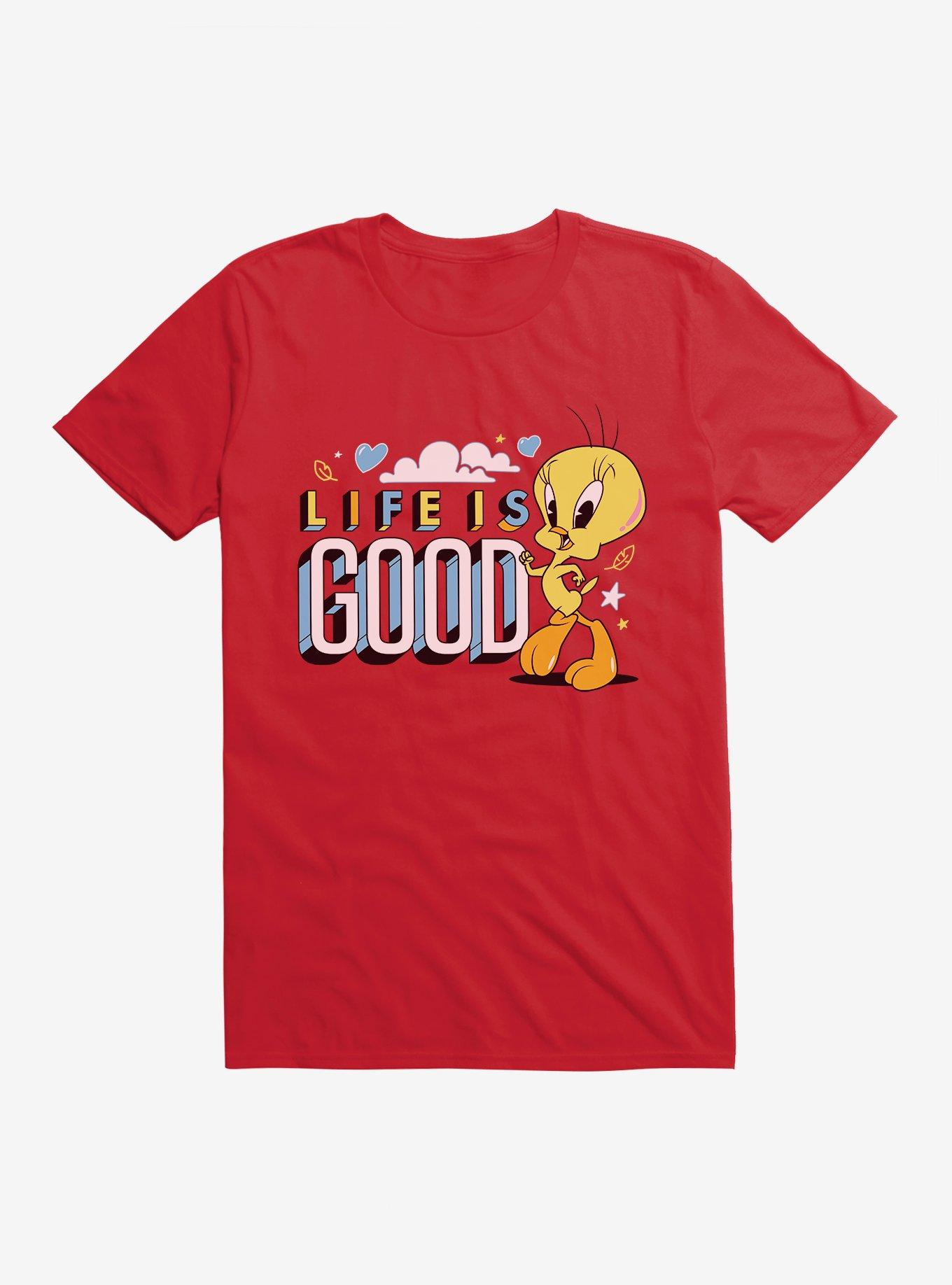 Looney Tunes Tweety Life Is Good T-Shirt, , hi-res