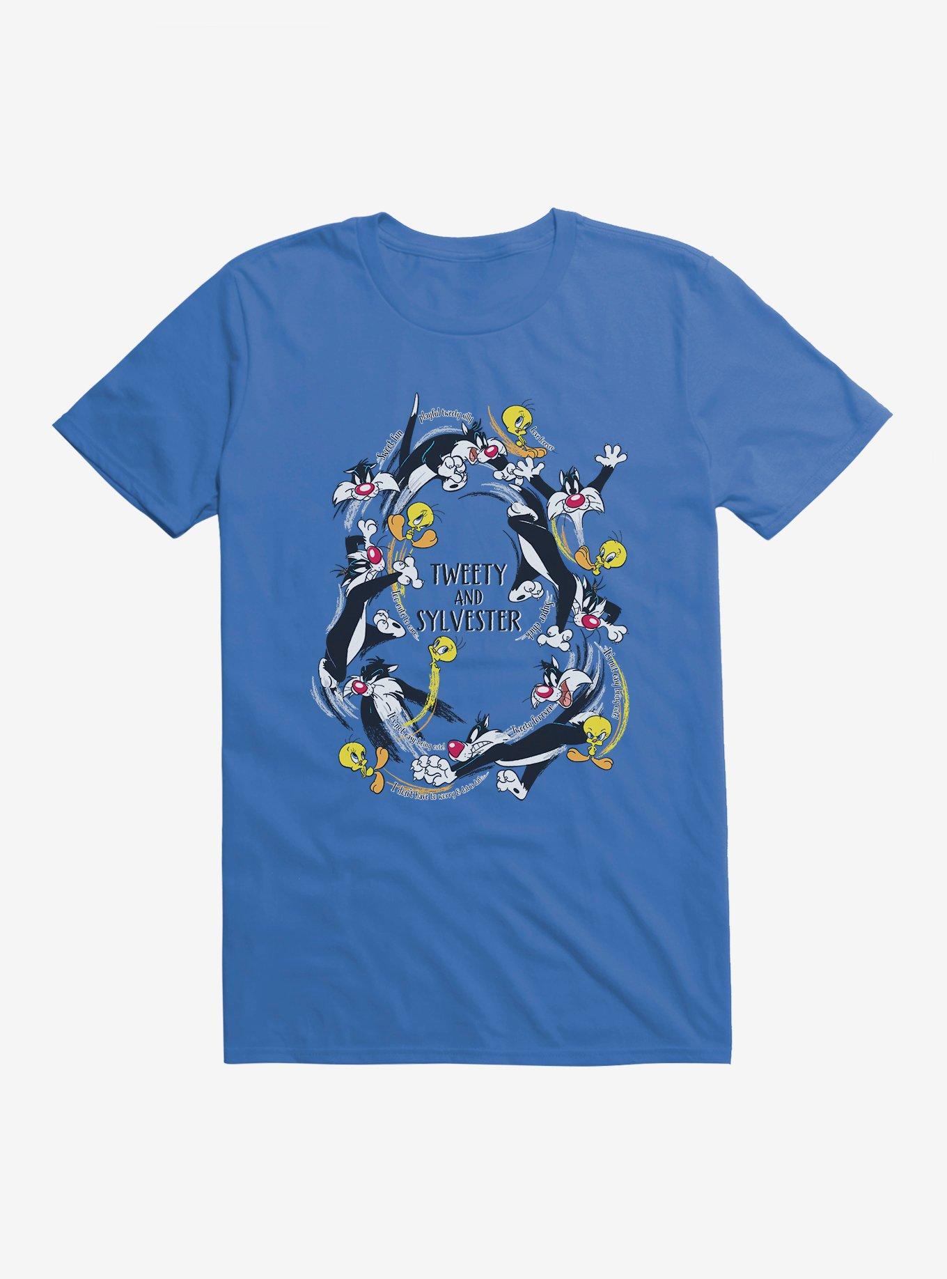 Looney Tunes Tweety And Sylvester Chase T-Shirt, , hi-res
