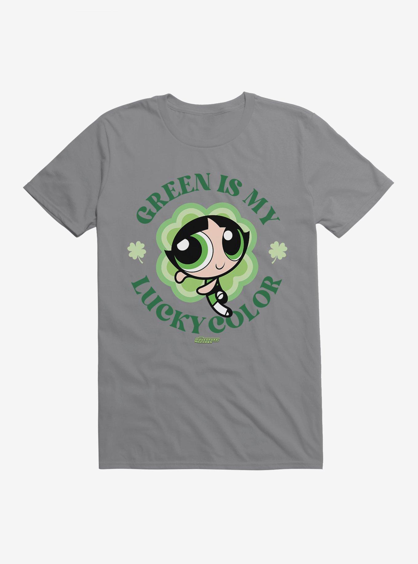 Powerpuff Girls Buttercup Green Is My Lucky Color T-Shirt, , hi-res