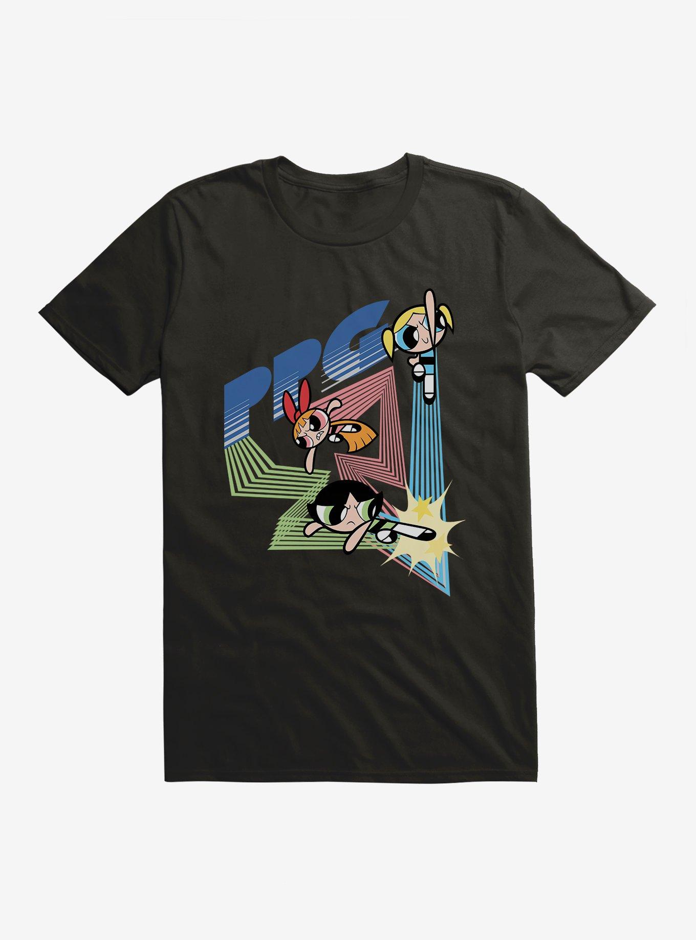 Powerpuff Girls Ppg Action Pose T-Shirt