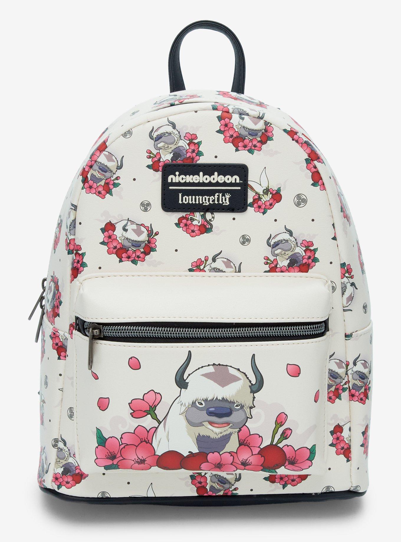 Loungefly Avatar: The Last Airbender Appa & Momo Flower Mini Backpack, , hi-res