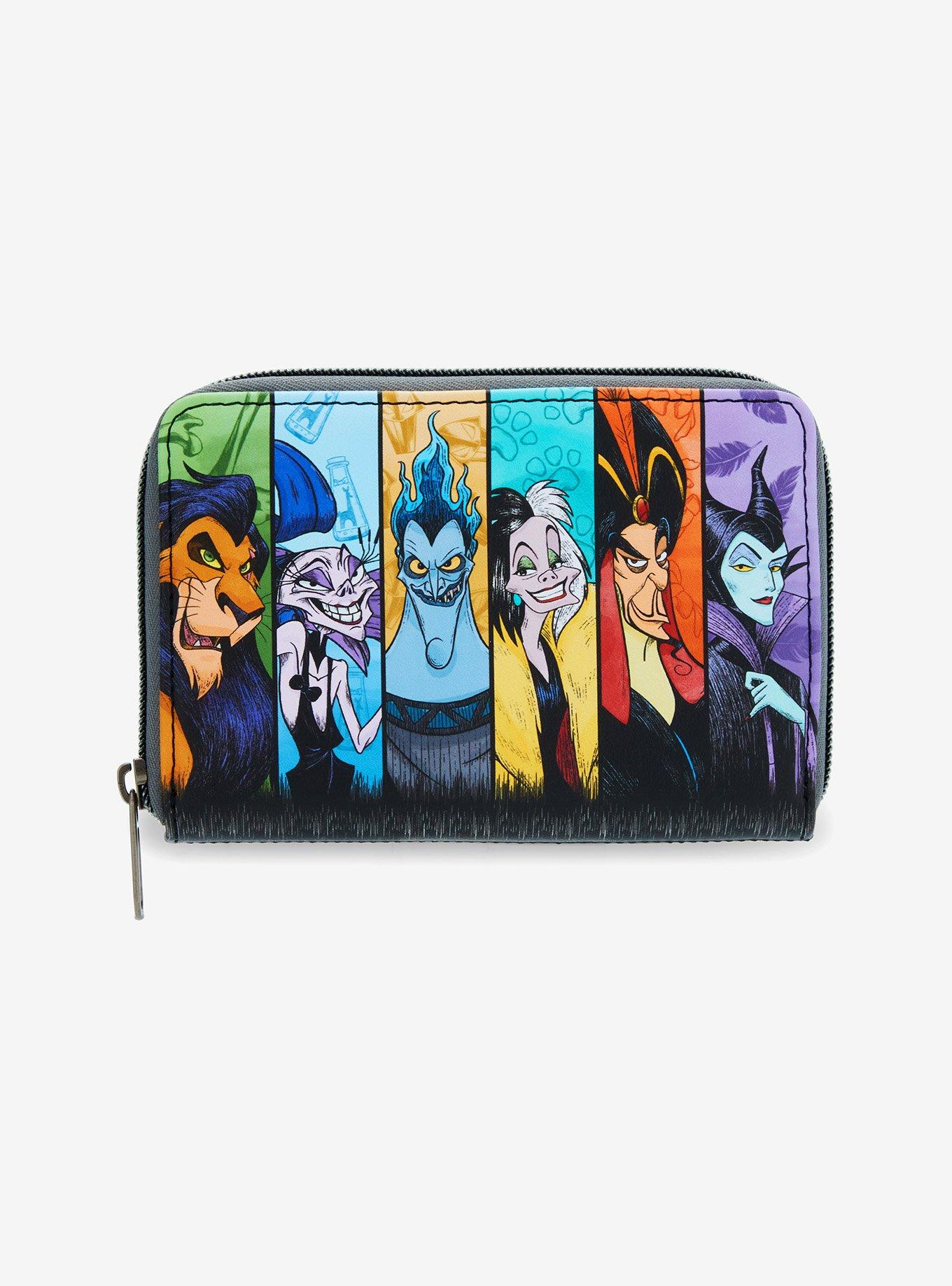 Loungefly Disney Villains Group Mini Wallet, , hi-res