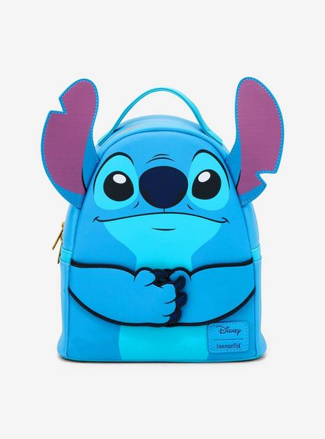 NWOT Loungefly DISNEY Stitch Pattern Backpack With Hand Sanitizer Holder Character traveling bags two featuring stitch and a stitch  main image 4