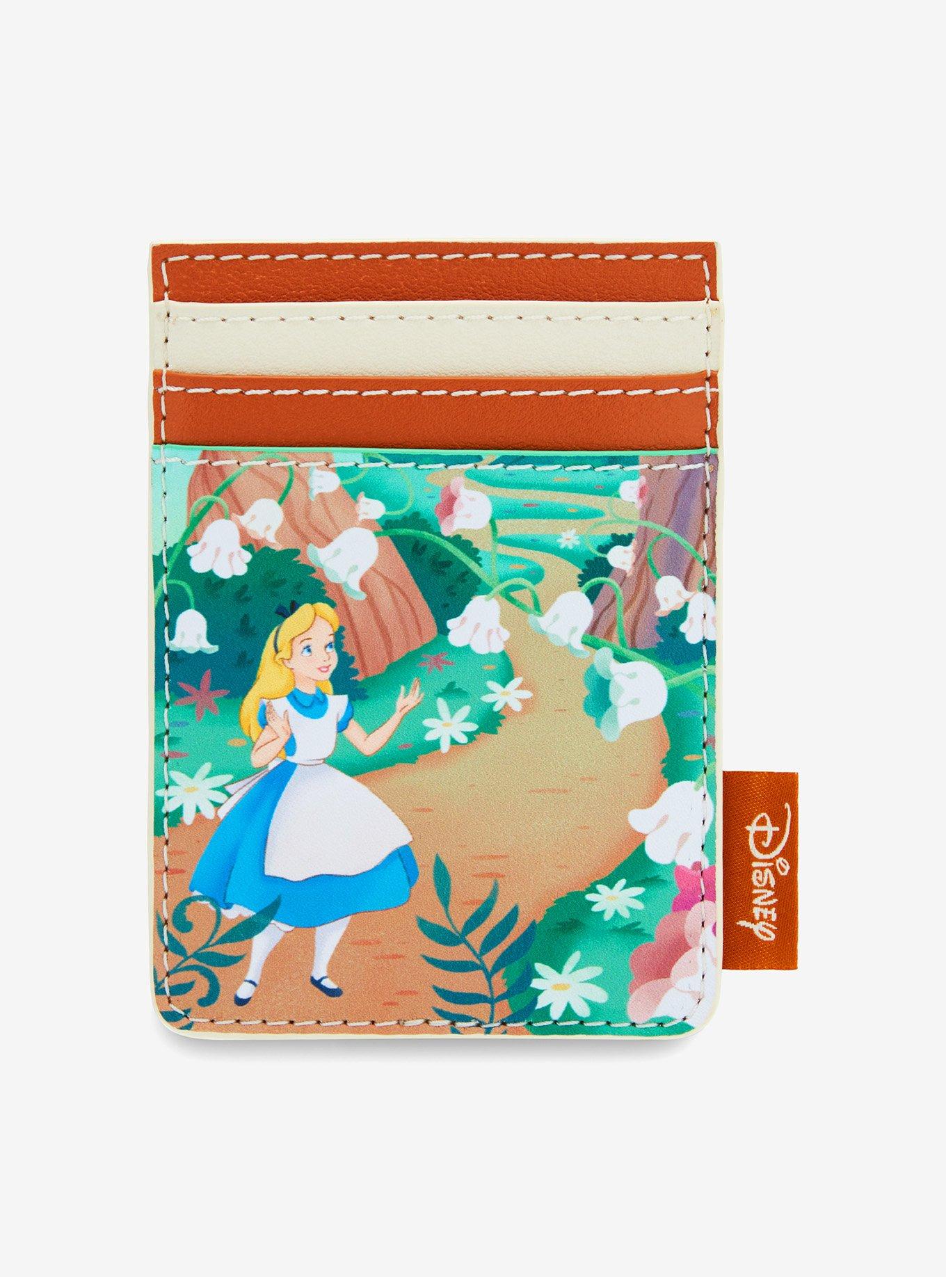 Loungefly Disney Alice In Wonderland Flower Walkway Vertical Cardholder, , hi-res