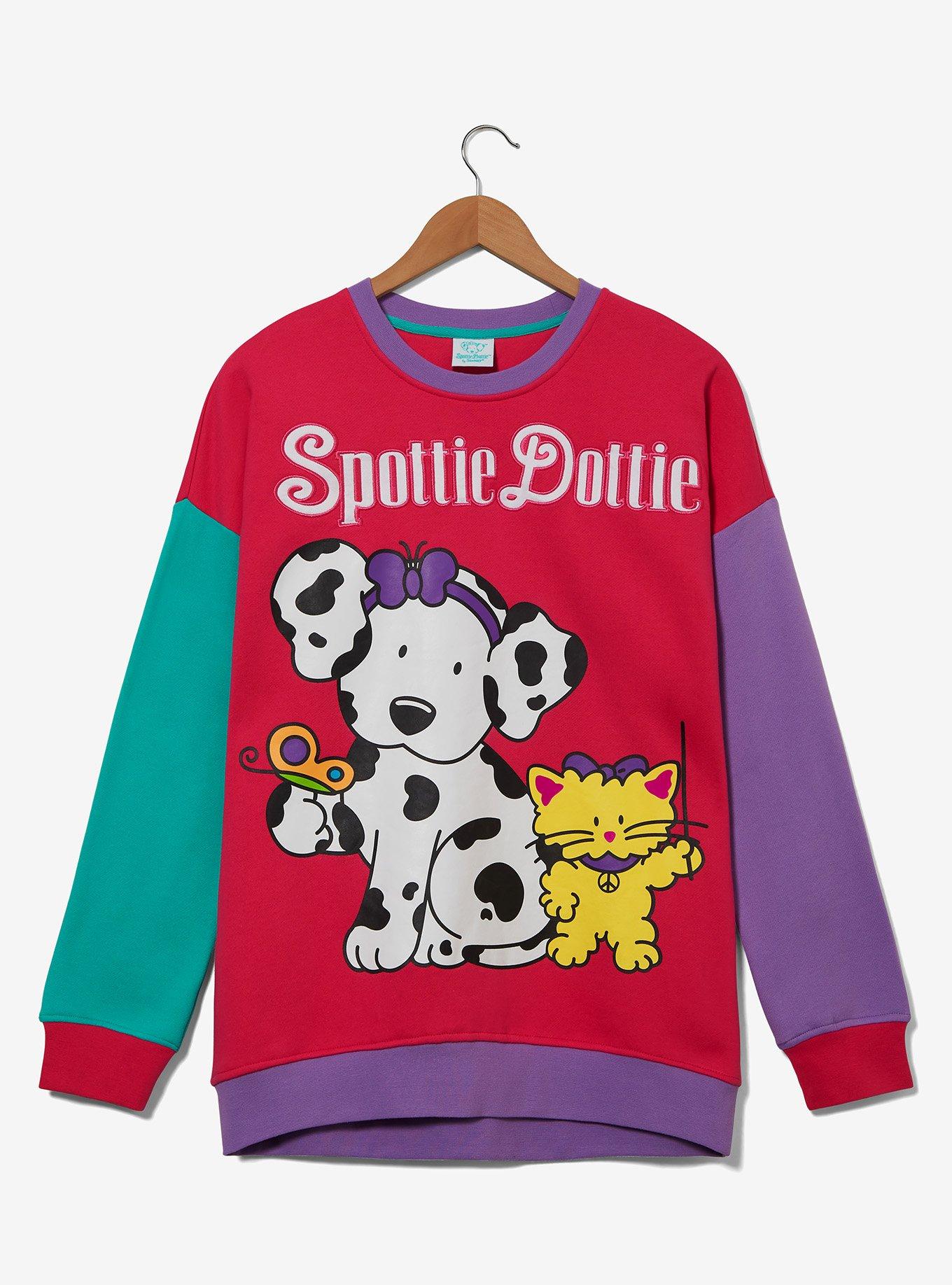 Sanrio Spottie Dottie Colorblock Crewneck, , hi-res