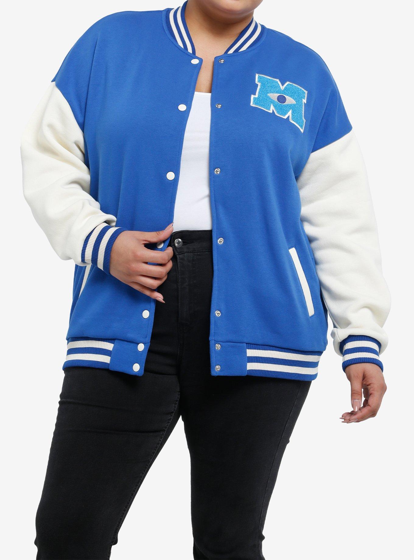 Disney Pixar Monsters University College Girls Varsity Jacket Plus Size, , hi-res
