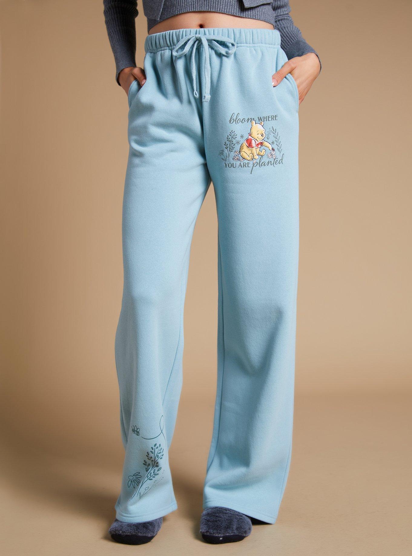 Disney Winnie the Pooh Floral Pooh Bear Women's Sweatpants - BoxLunch Exclusive, , hi-res