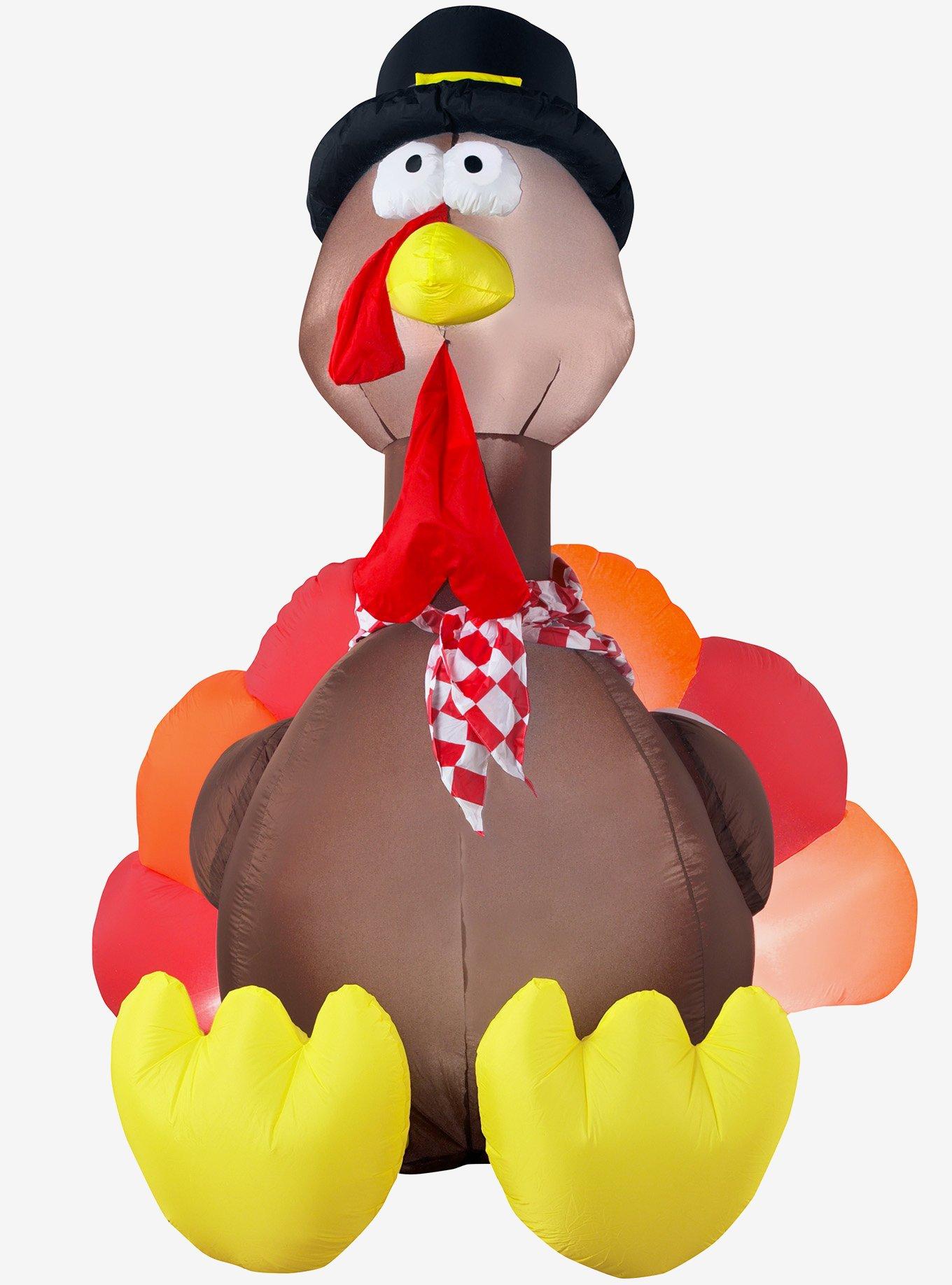 Thanksgiving Turkey Inflatable Decor, , hi-res