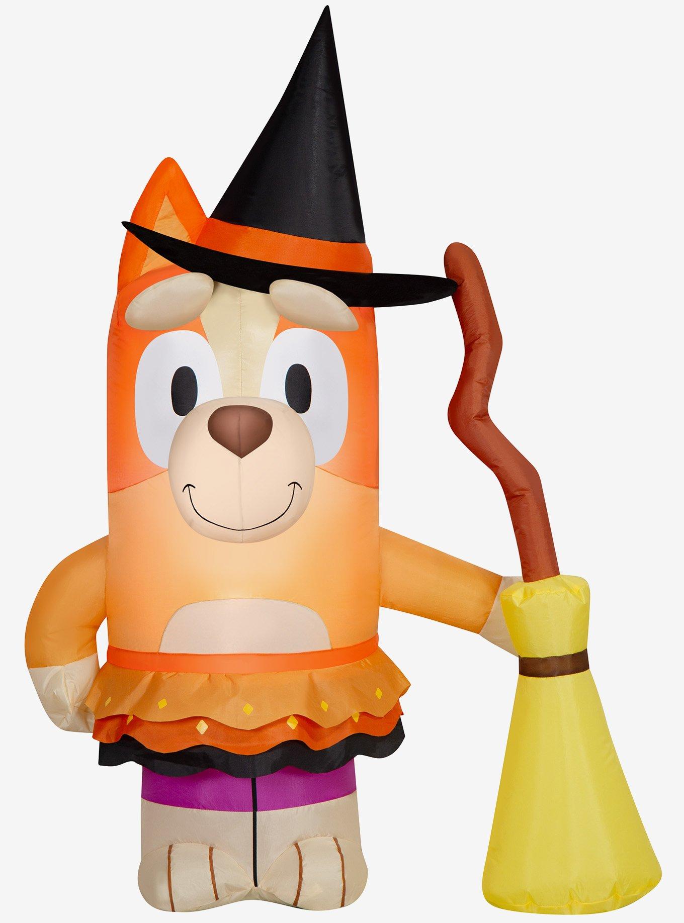 Bluey Bingo in Witch Costume Inflatable Decor BoxLunch