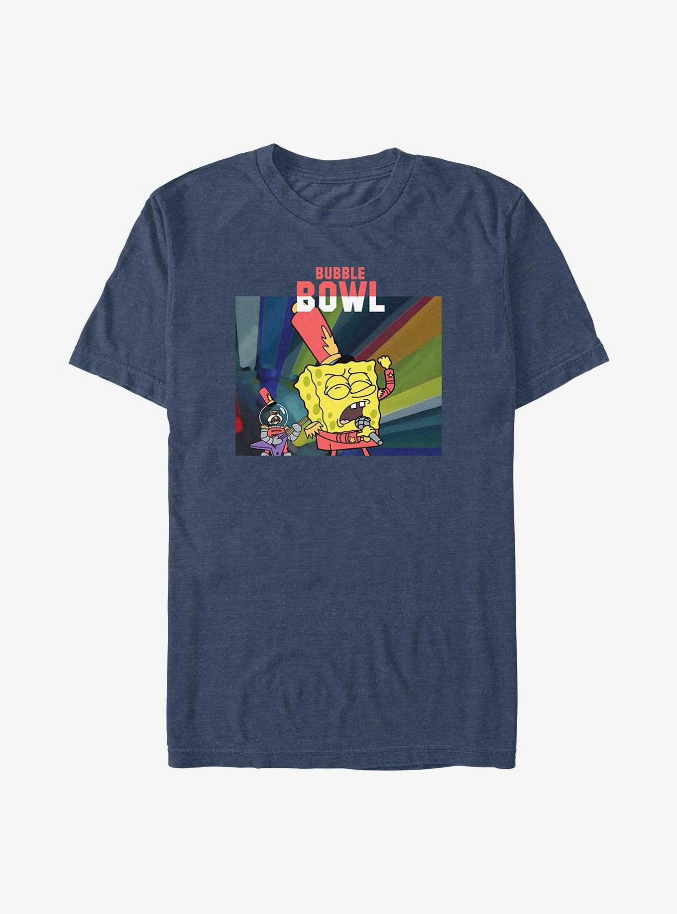 Spongebob Squarepants Bubble Bowl Big & Tall T-Shirt, NAVY HTR, hi-res