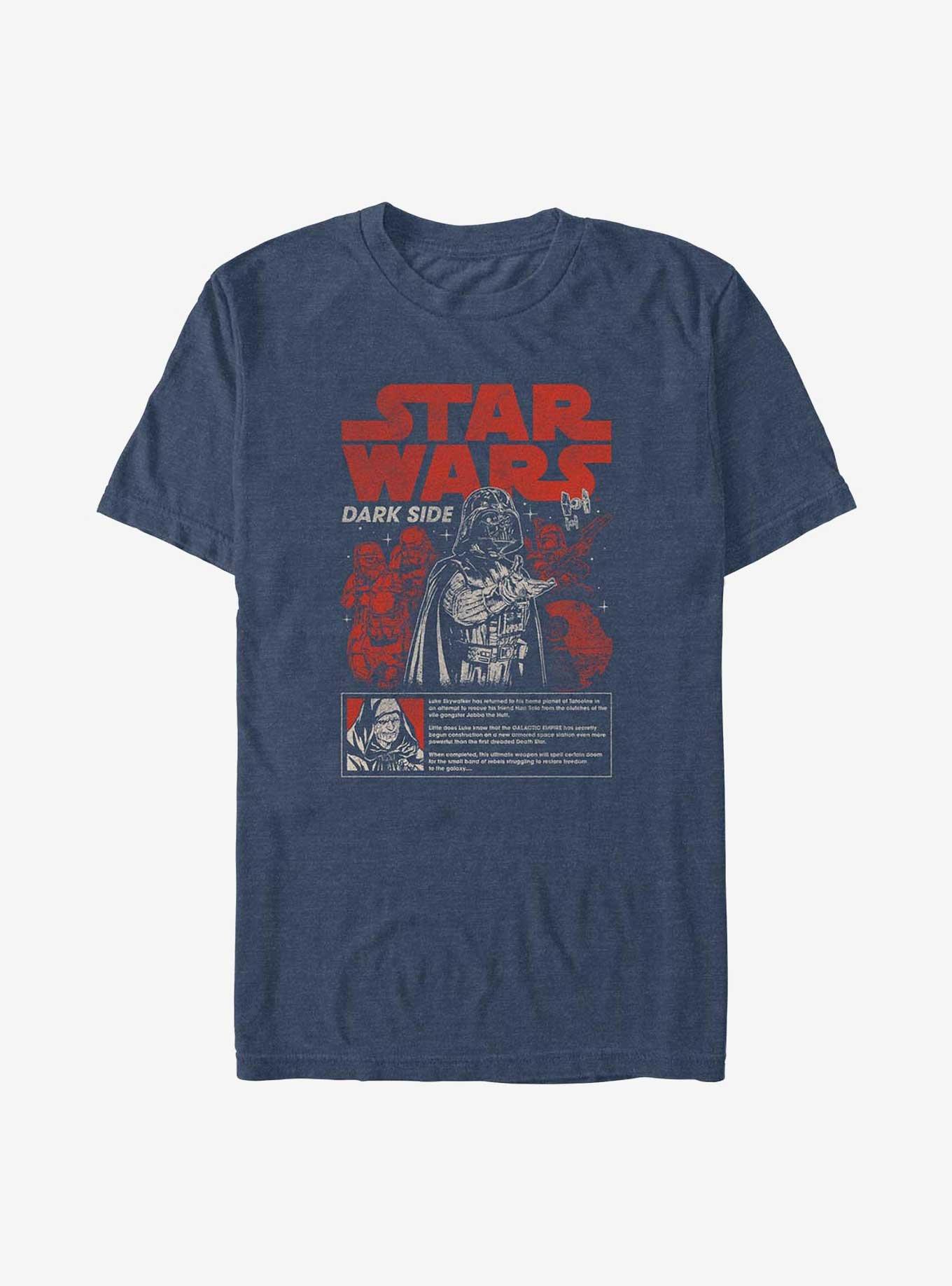 Star Wars Darth Vader Dark Side Big & Tall T-Shirt, NAVY HTR, hi-res