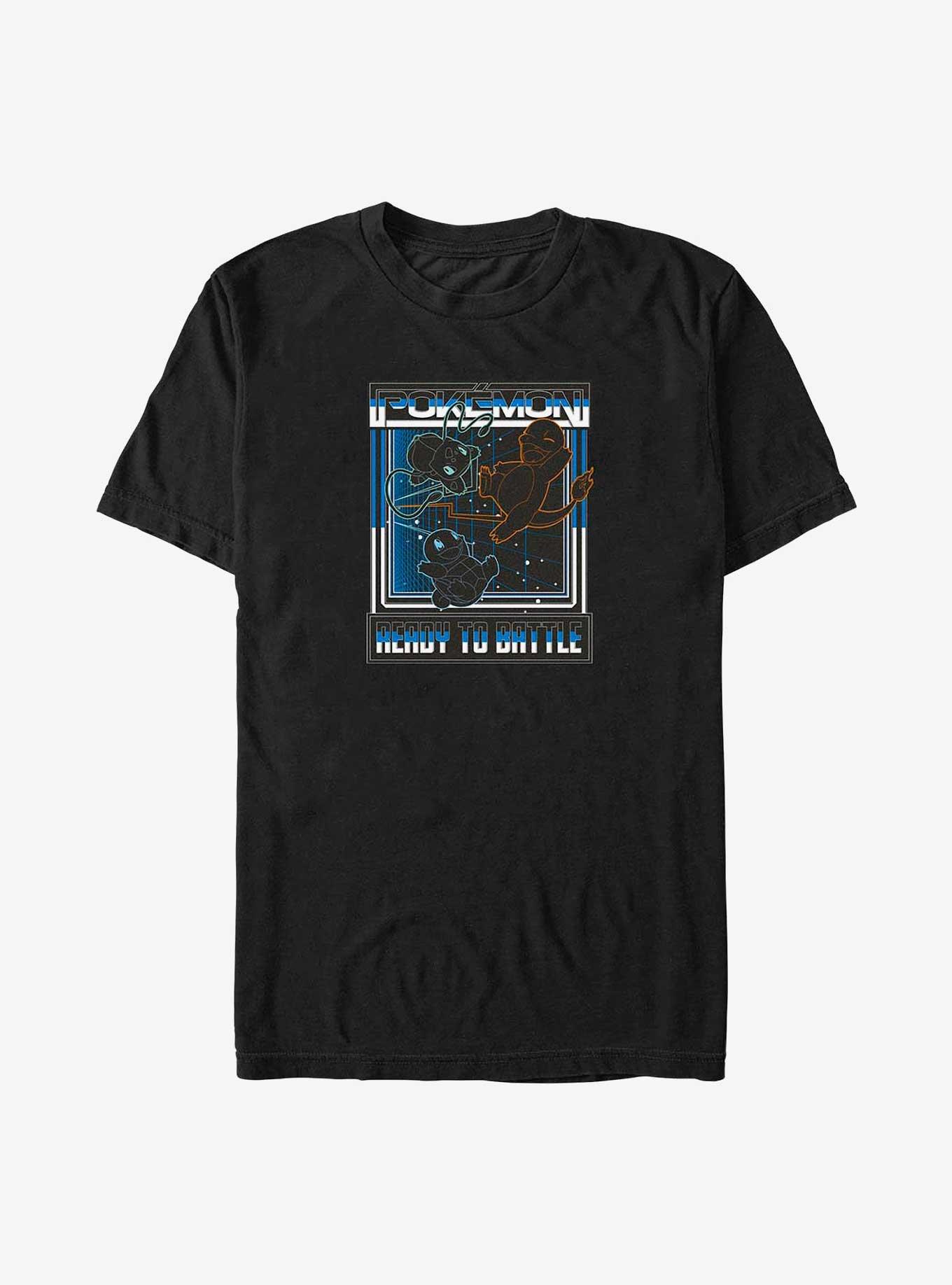 Pokemon Battle Grid Big & Tall T-Shirt