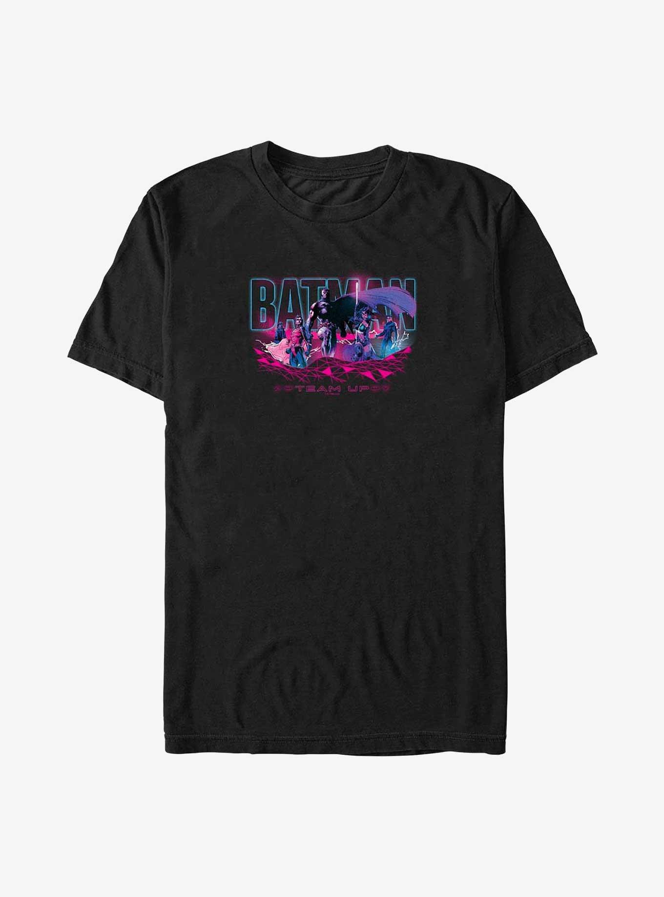 DC Comics Batman Group Neon Big & Tall T-Shirt