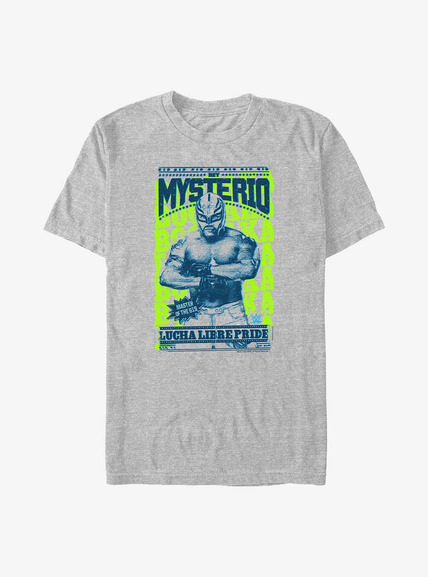 WWE Mysterio Lucha Libre Big & Tall T-Shirt, ATH HTR, hi-res