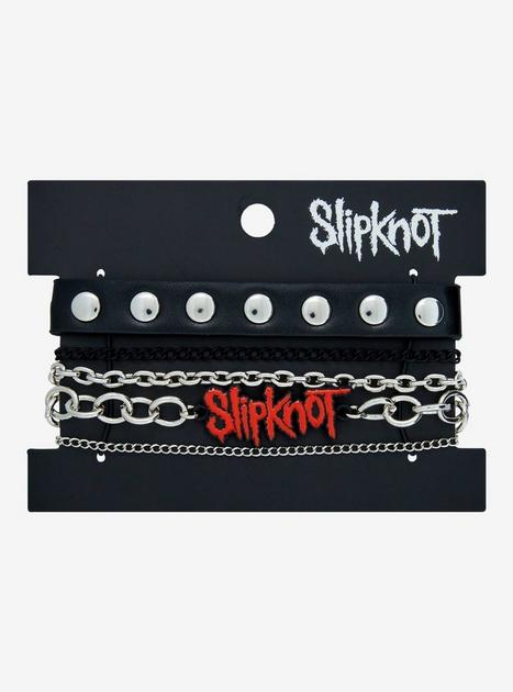 Slipknot Logo Chain Bracelet Set | Hot Topic