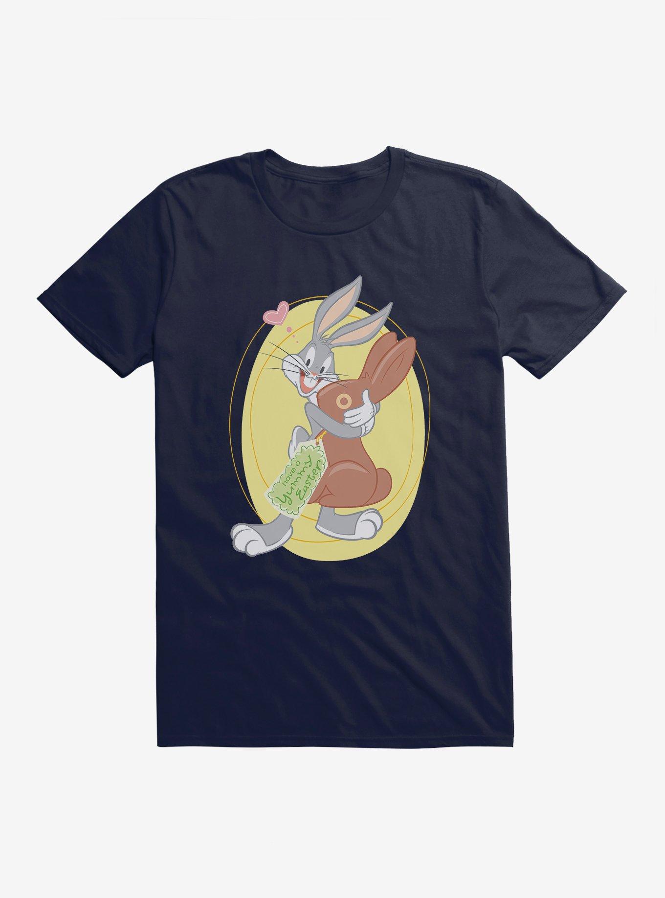 Looney Tunes Easter Bugs Bunny Chocolate Gift T-Shirt