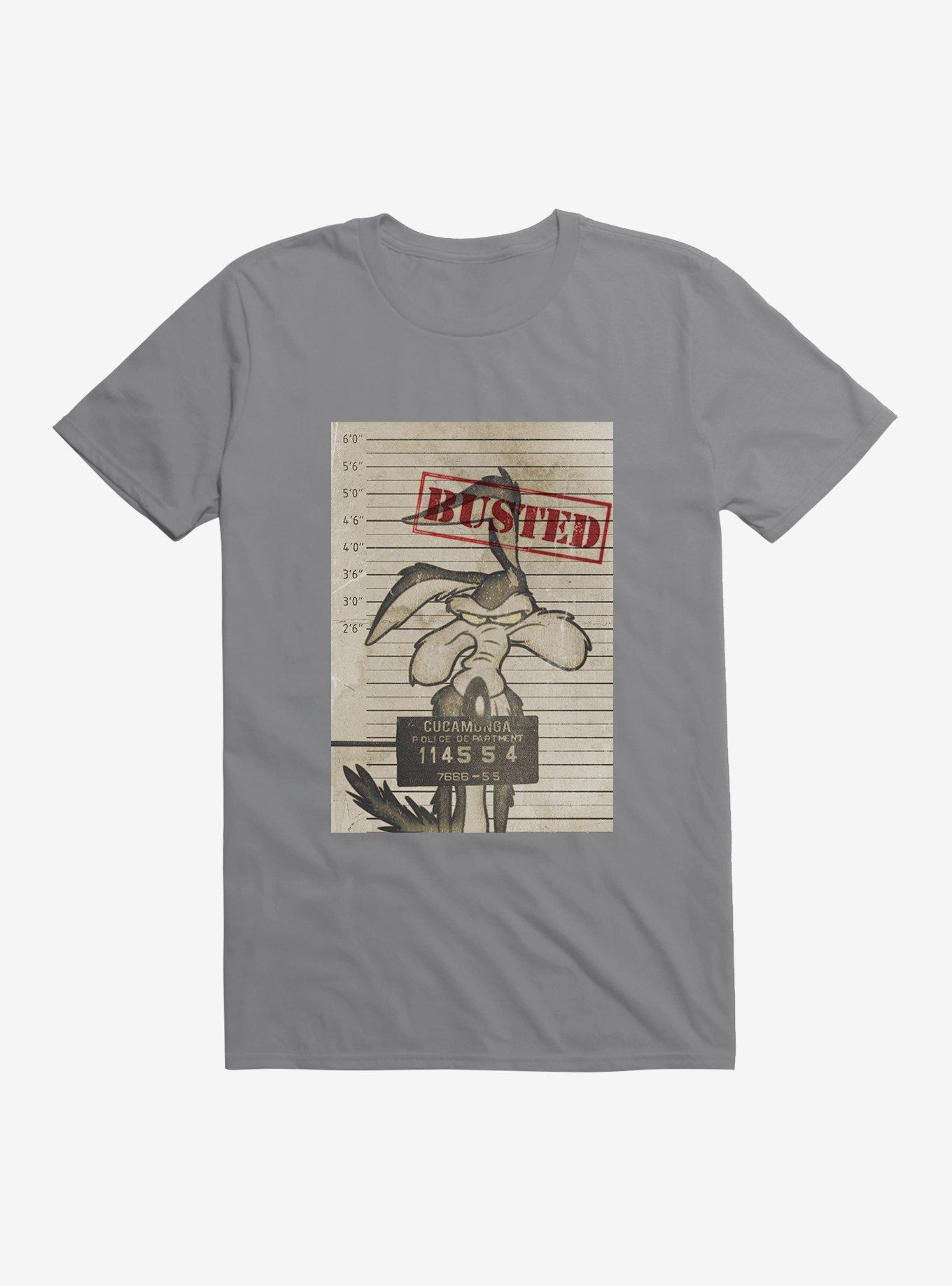 Looney Tunes Wile. E. Coyote Busted T-Shirt, STORM GREY, hi-res