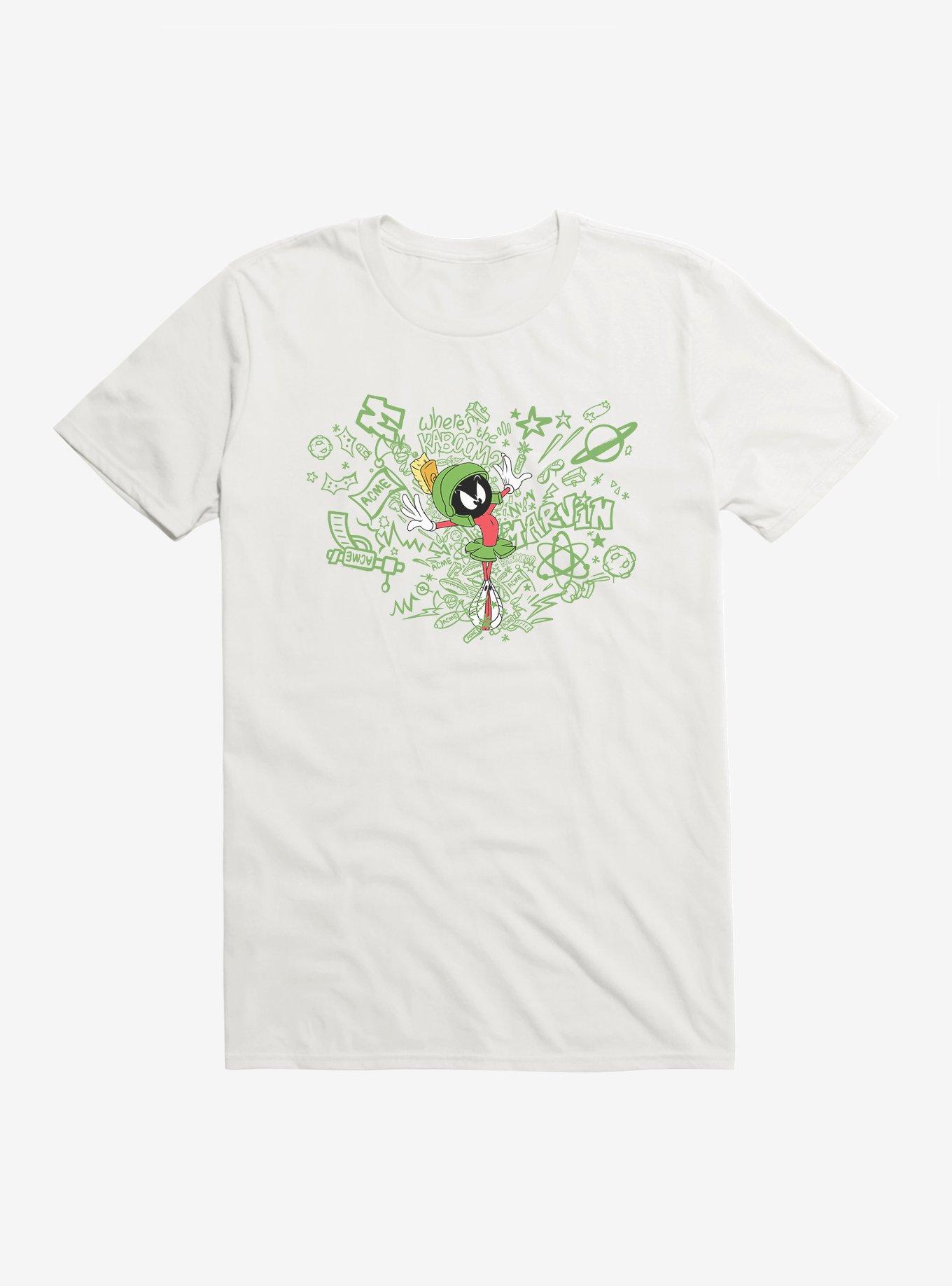 Looney Tunes Marvin The Martian Acme T-Shirt, WHITE, hi-res