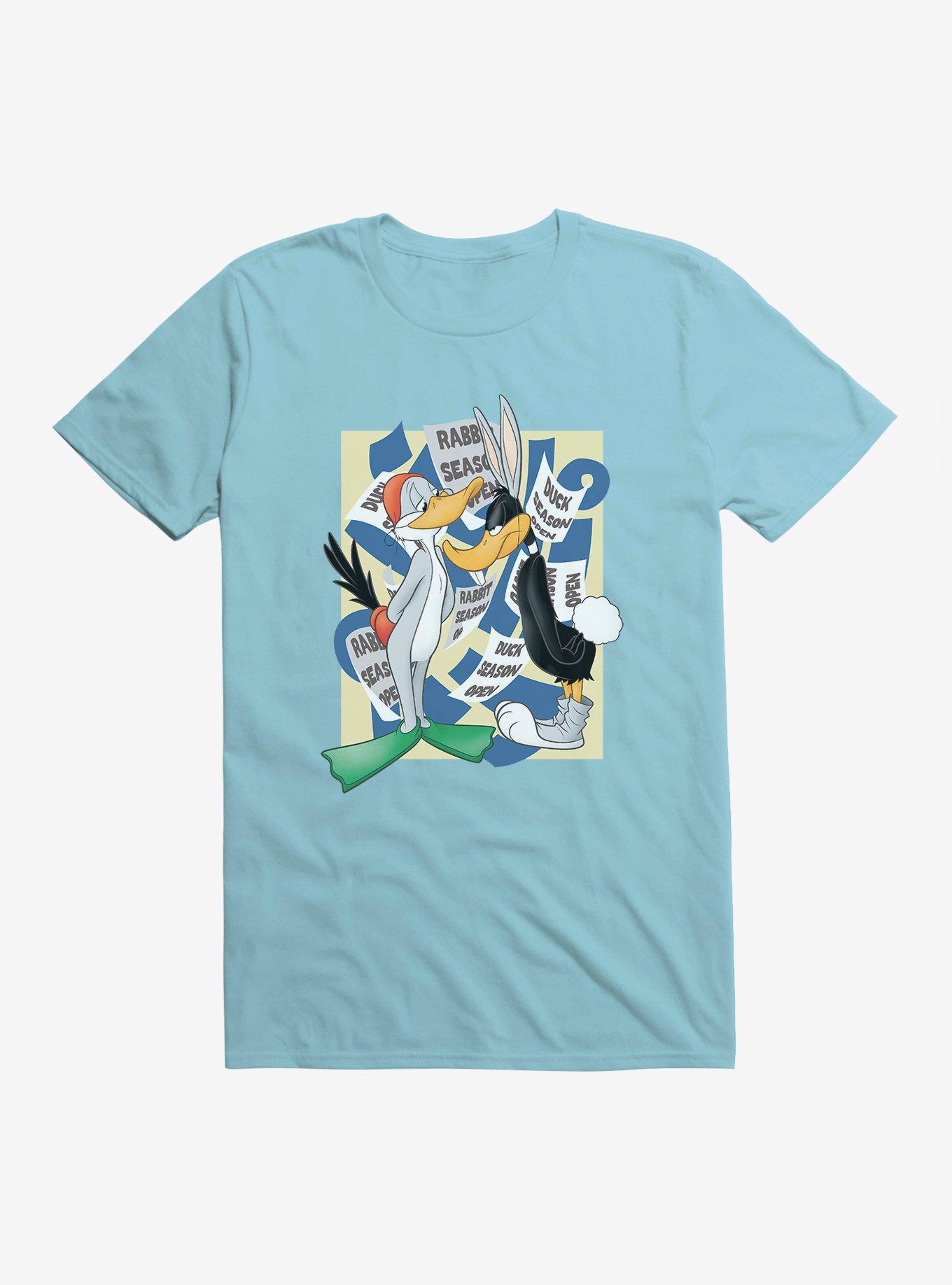Looney Tunes Daffy Duck Bugs Bunny Disguise T-Shirt, TROPICAL BLUE, hi-res