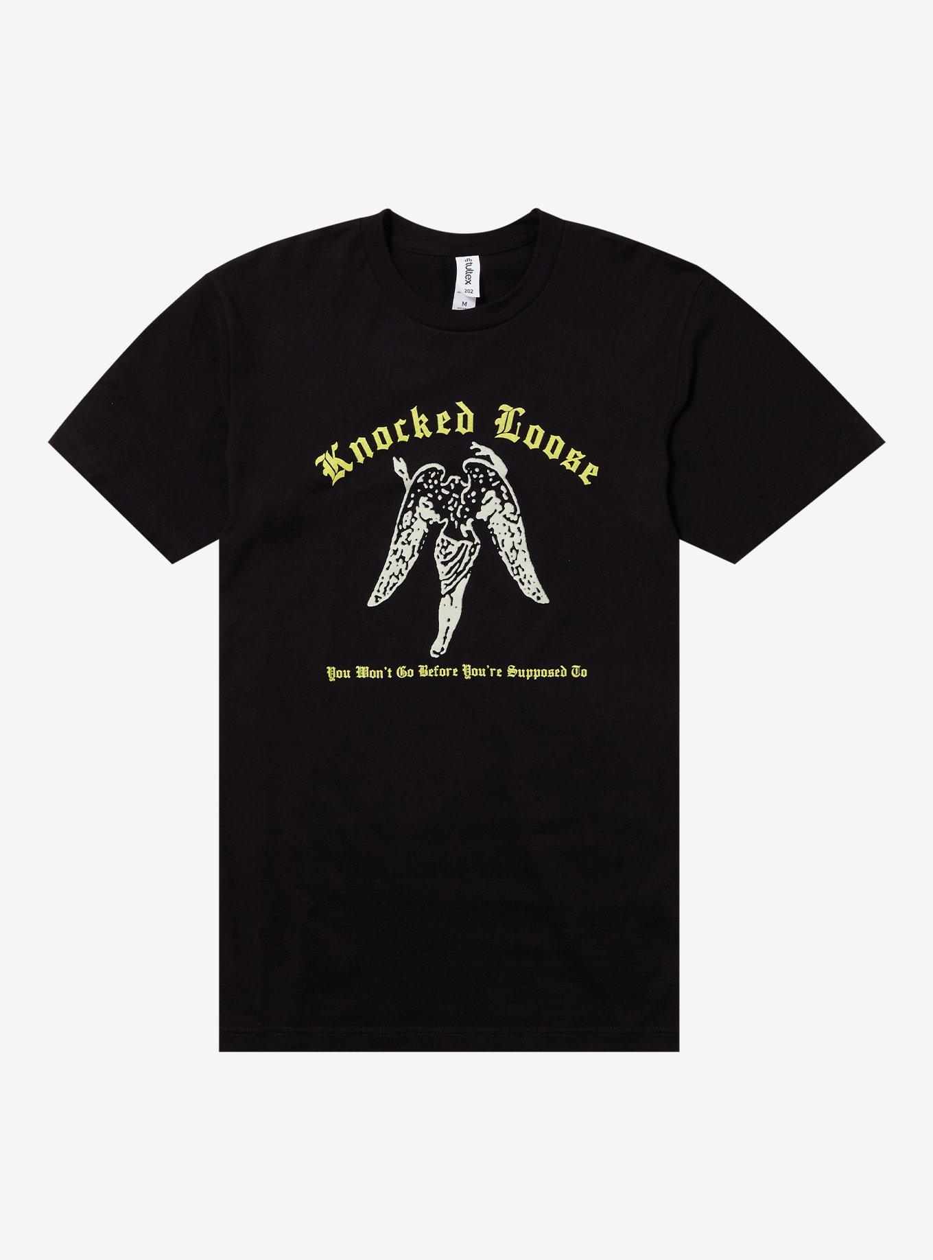 Knocked Loose You Won't Go Before You're Supposed To Angel T-Shirt, BLACK, hi-res