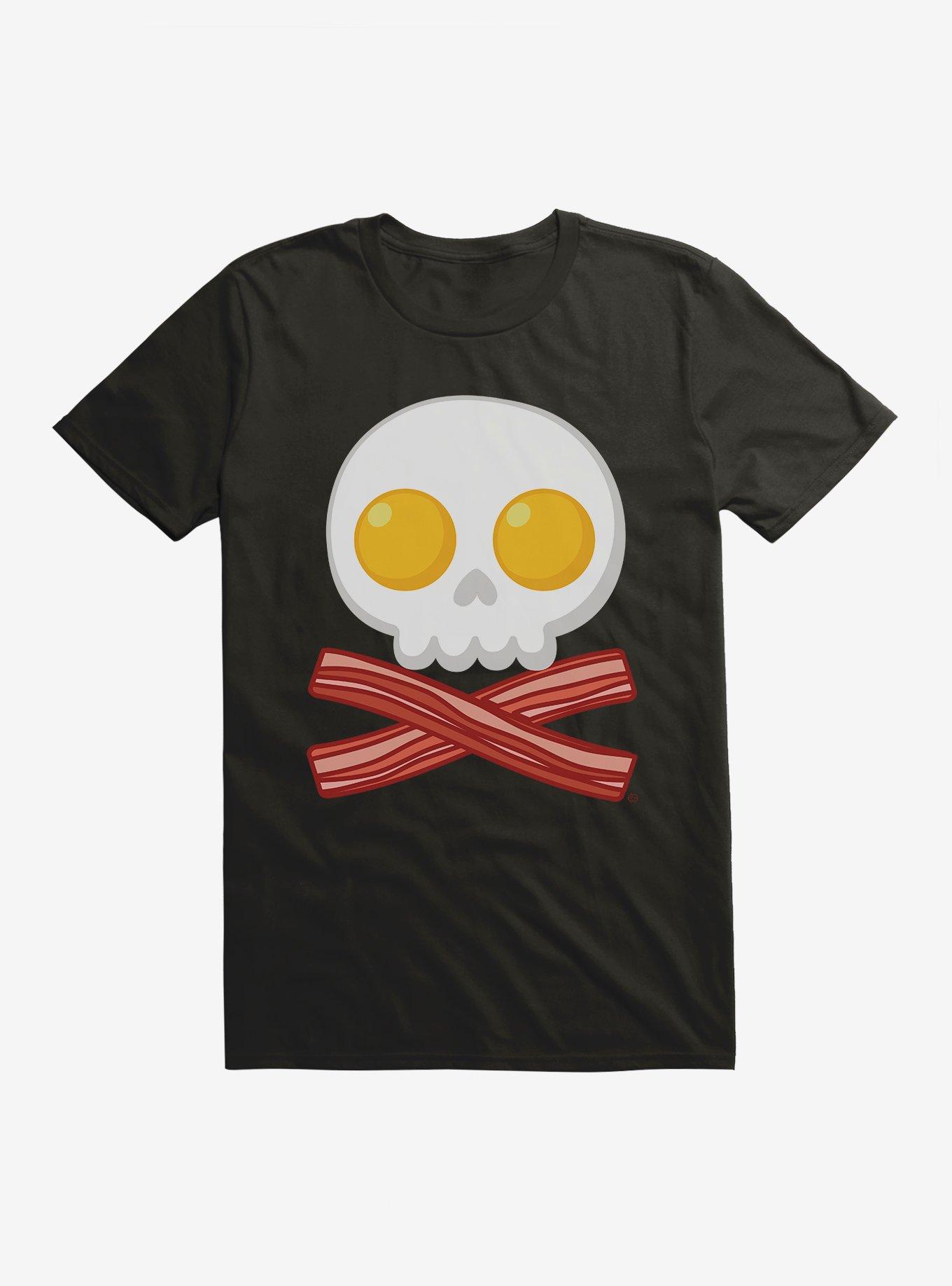 Bacon And Death T-Shirt, BLACK, hi-res