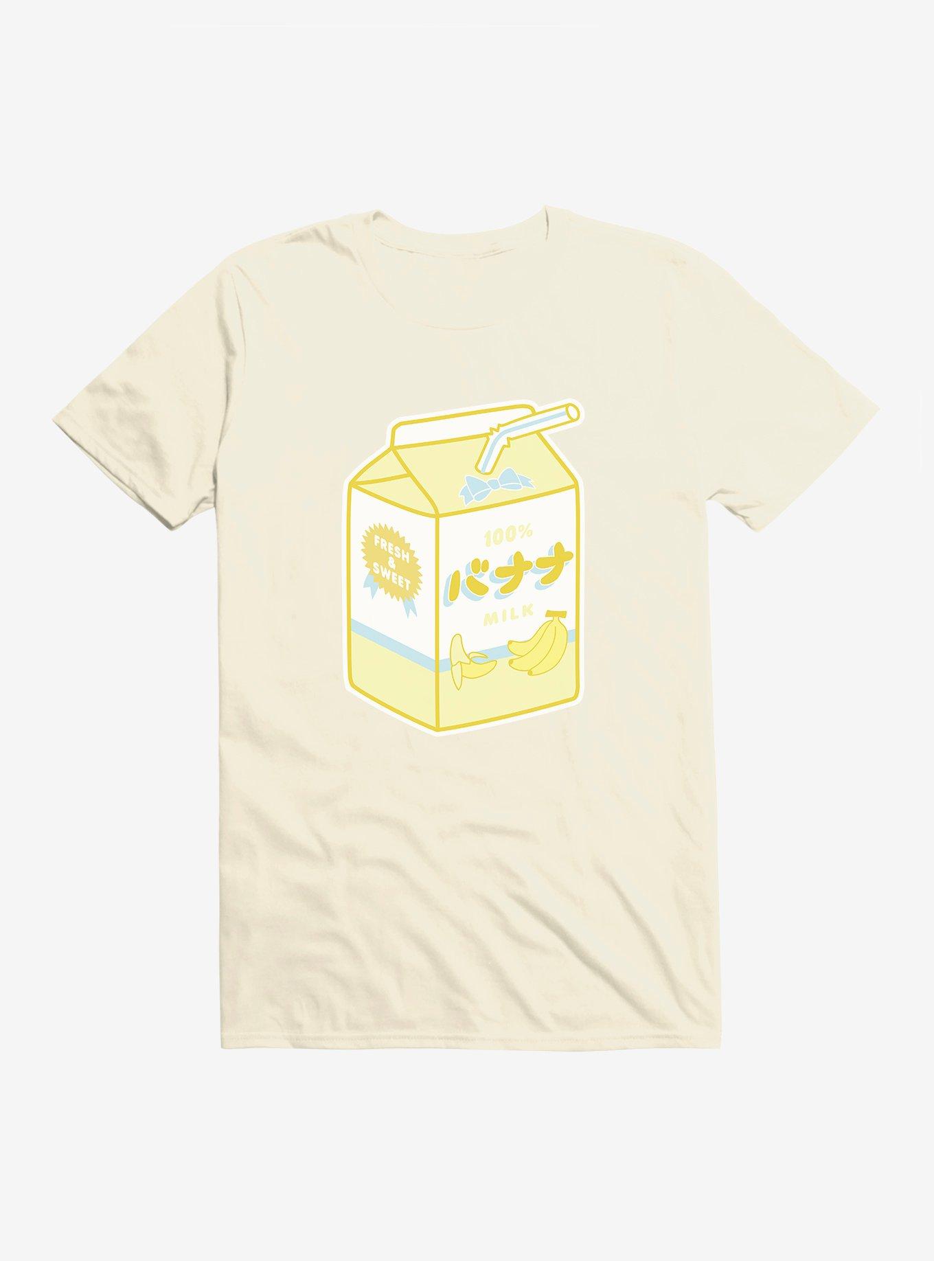 Banana Milk T-Shirt, NATURAL, hi-res