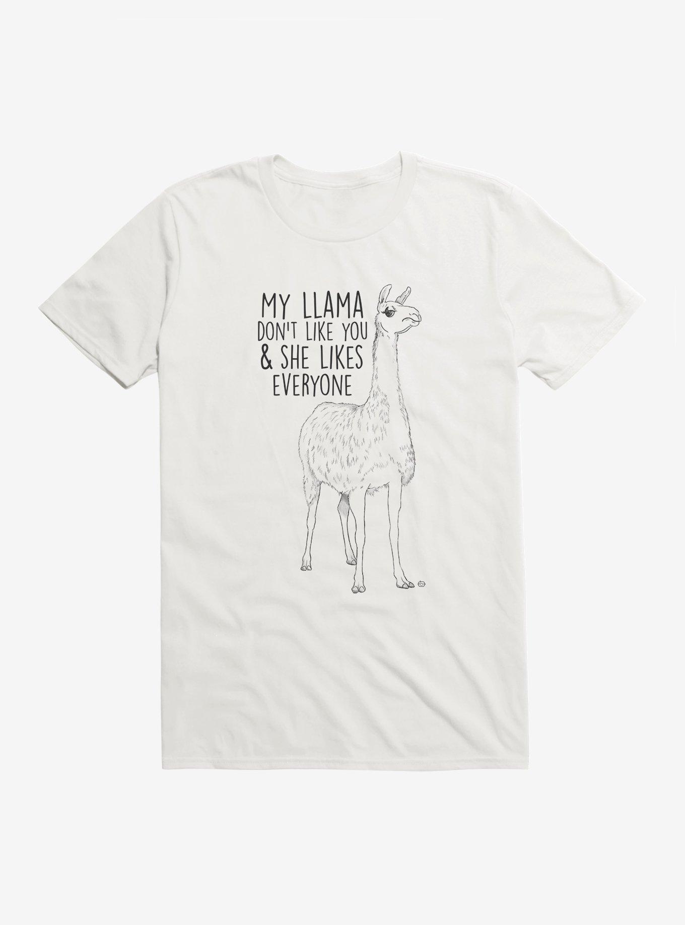 Llama Don't Like T-Shirt, , hi-res