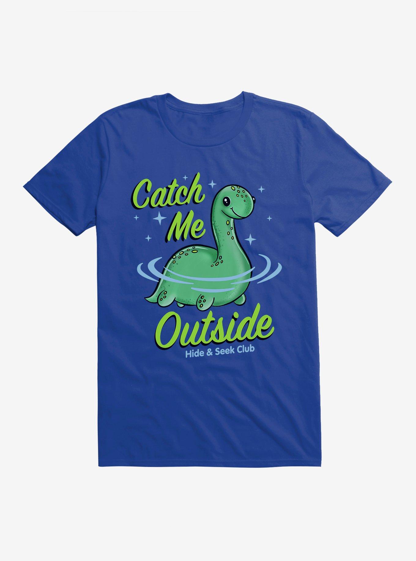 Catch Me Outside Lochness Monster T-Shirt, ROYAL, hi-res
