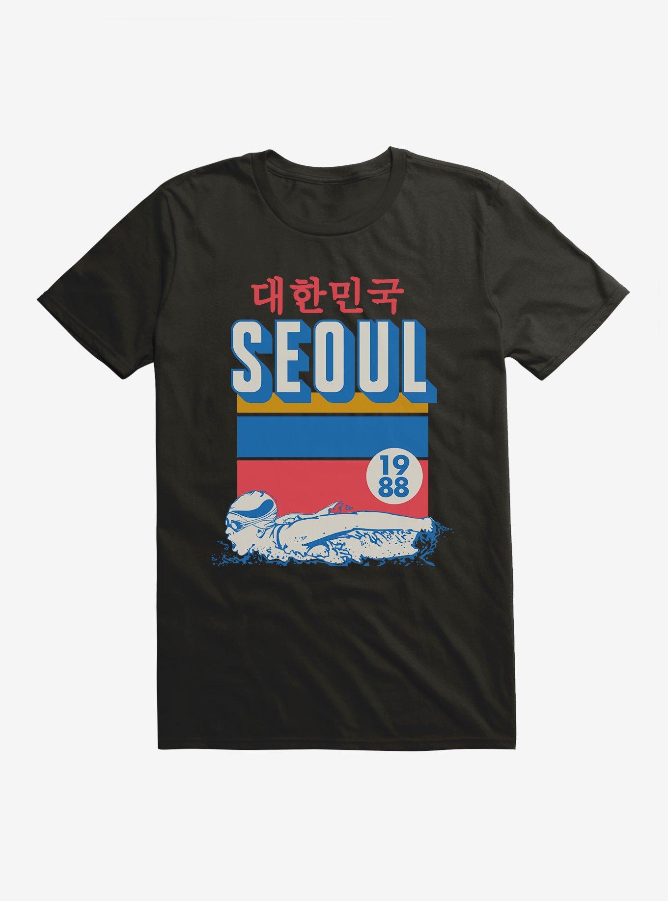 Olympics 1988 Seoul Swim T-Shirt, , hi-res