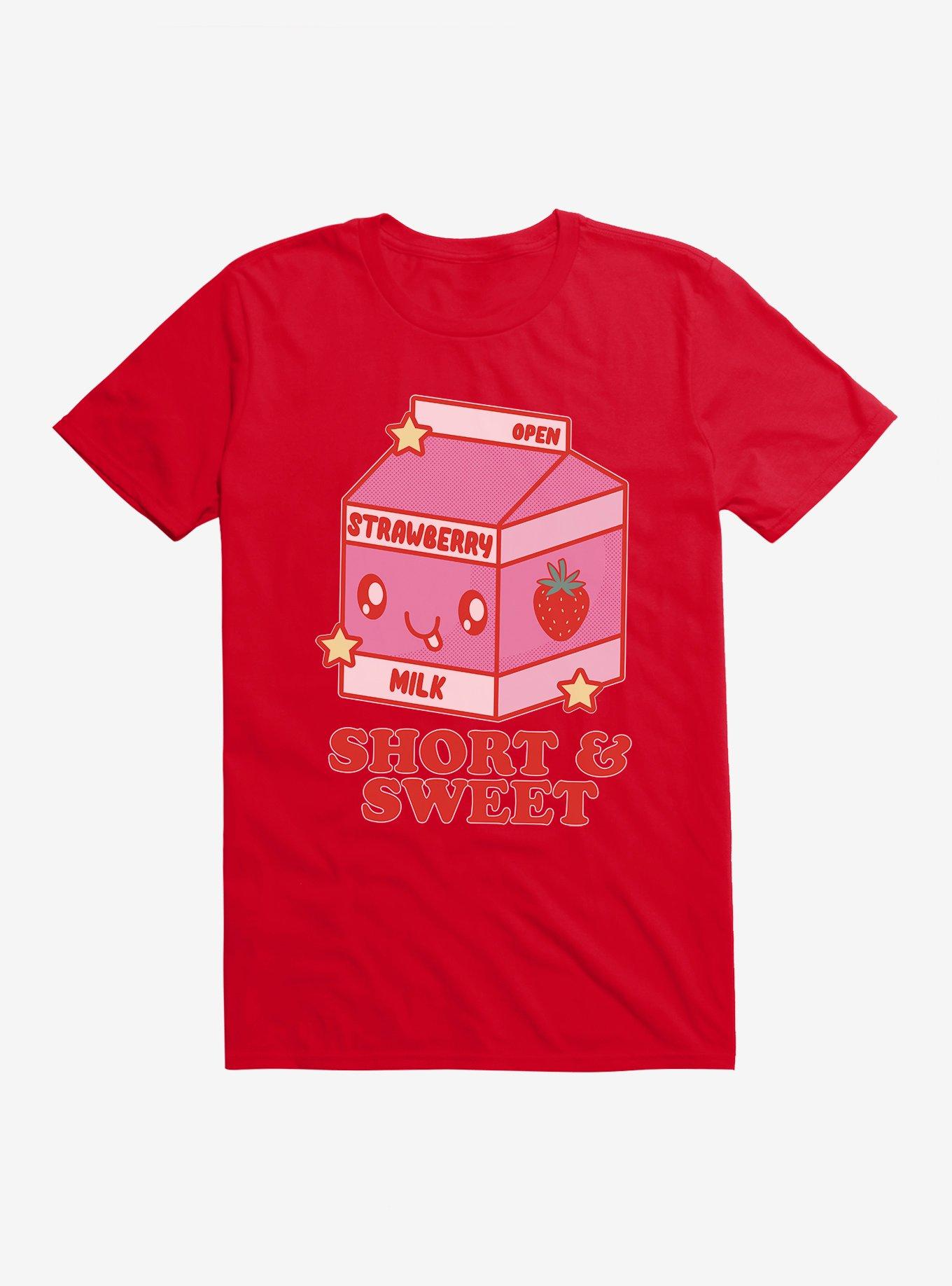 Strawberry Milk Short Sweet T-Shirt, , hi-res