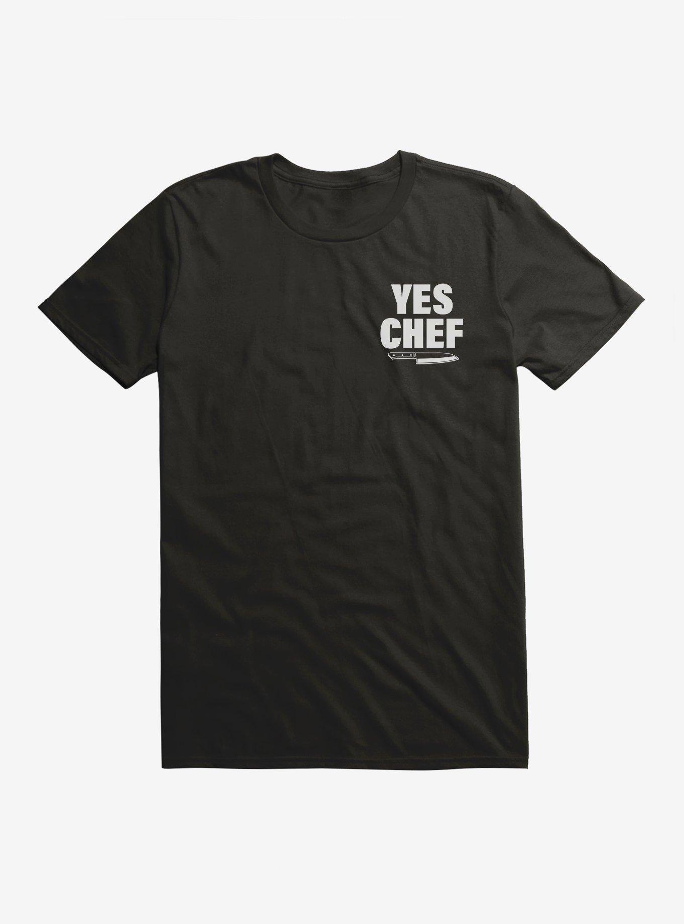 Yes Chef! Corner Graphic T-Shirt, BLACK, hi-res