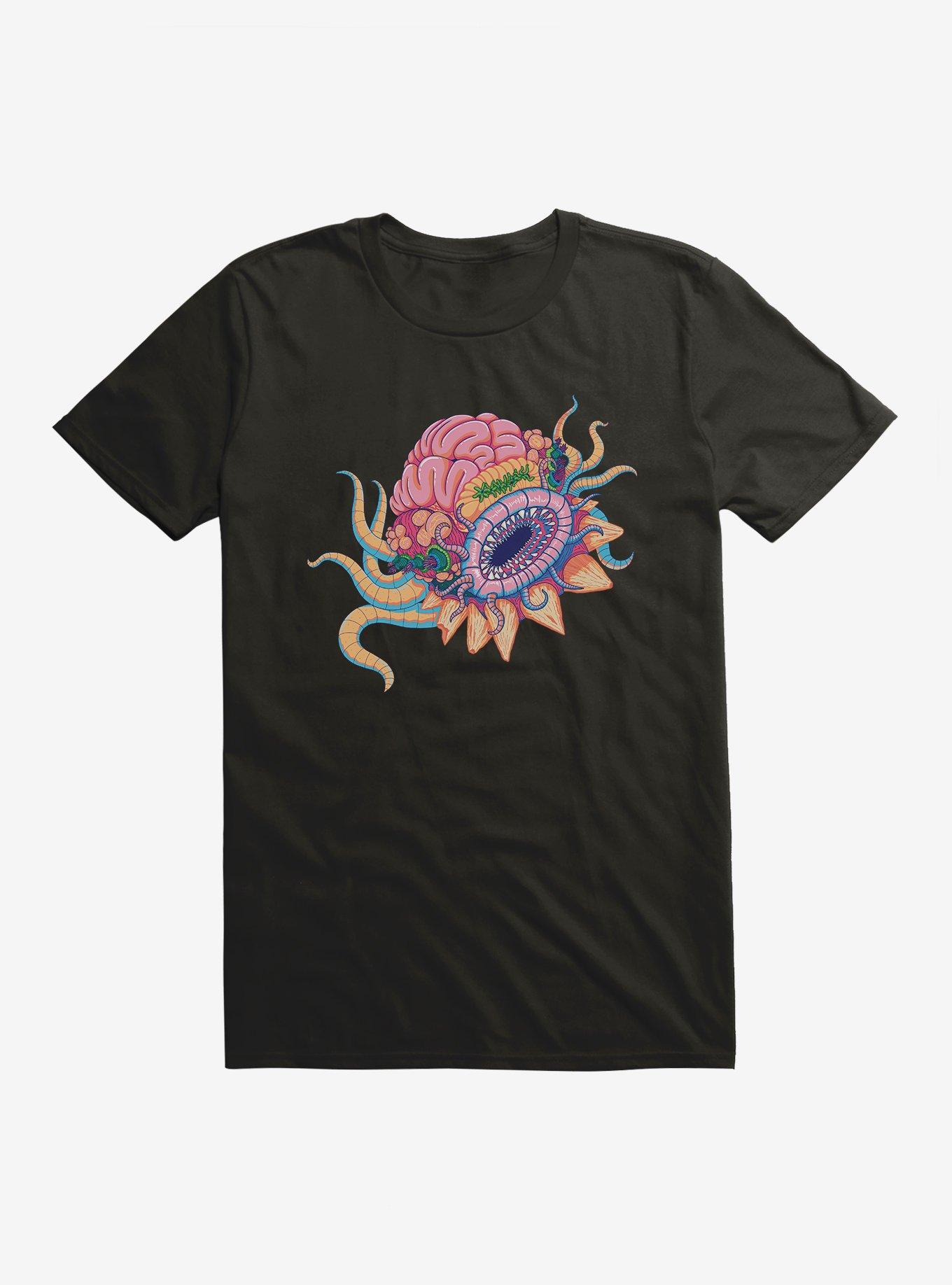 Rick And Morty Brain Monster T-Shirt, , hi-res