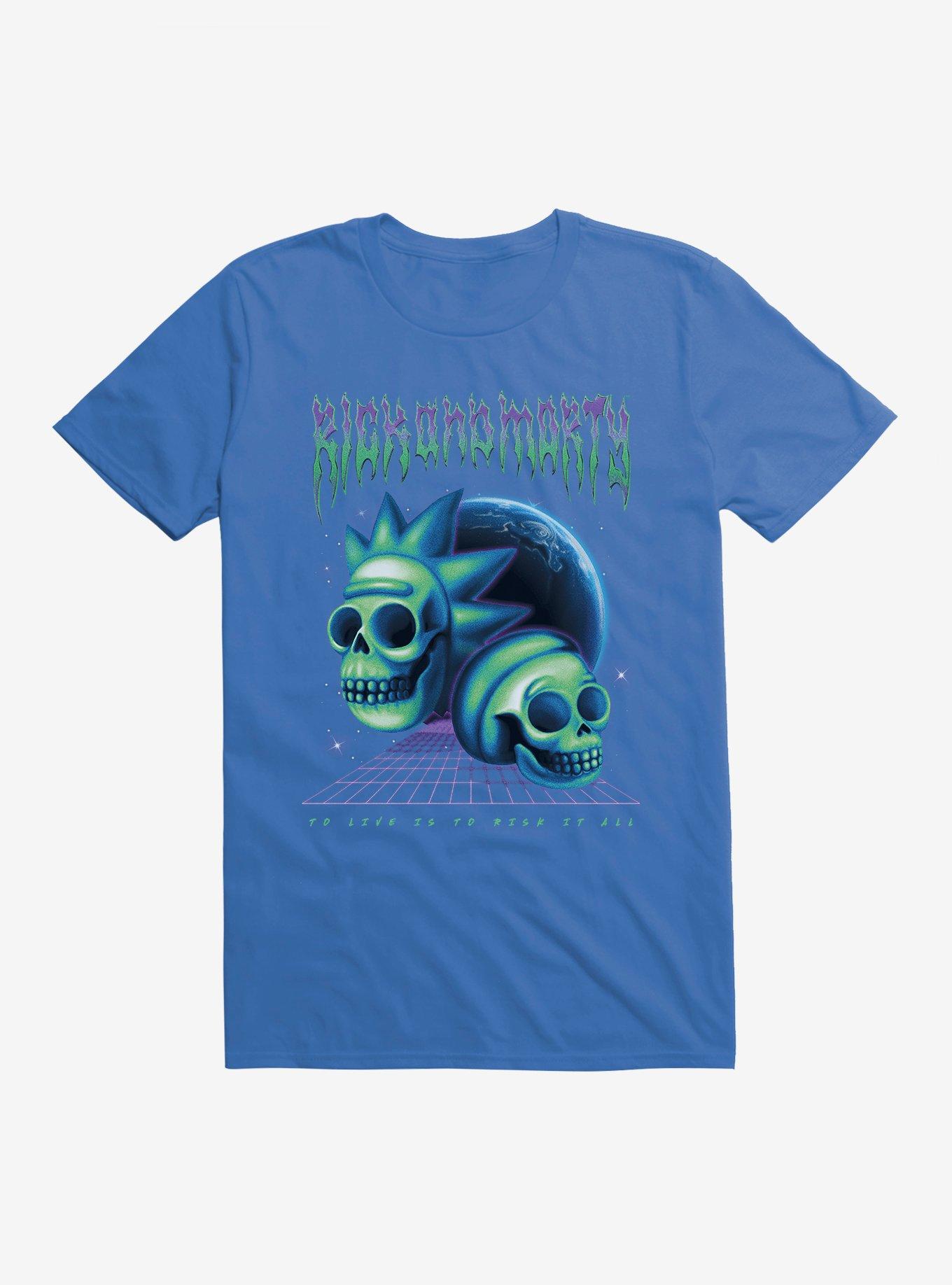 Rick And Morty Death Metal Skull T-Shirt