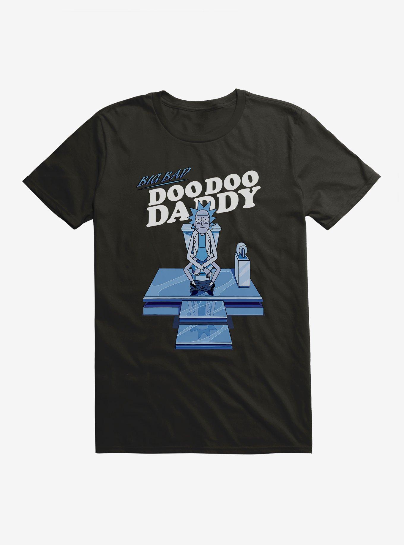 Rick And Morty Doo Doo Daddy T-Shirt, BLACK, hi-res
