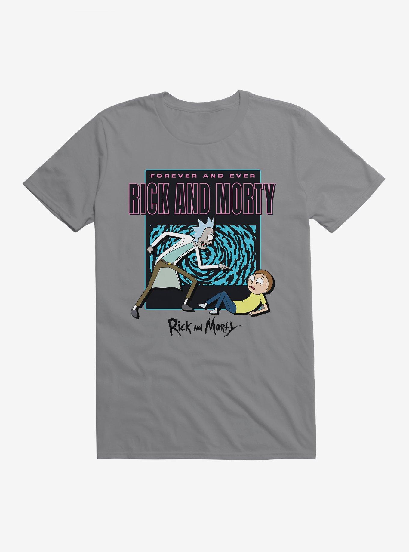 Rick And Morty Forever And Ever T-Shirt, STORM GREY, hi-res