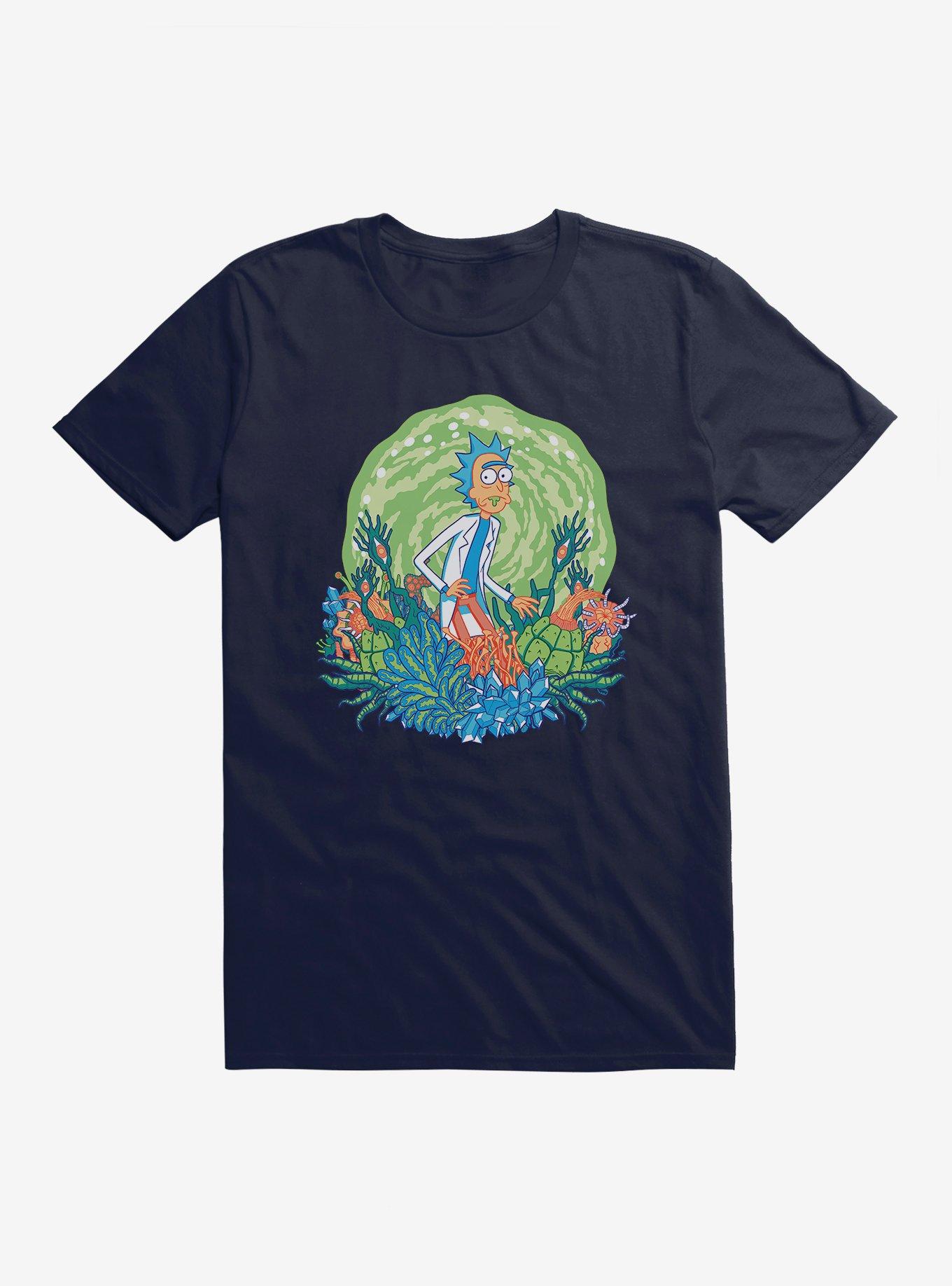 Rick And Morty Portal Plants Rick T-Shirt, , hi-res