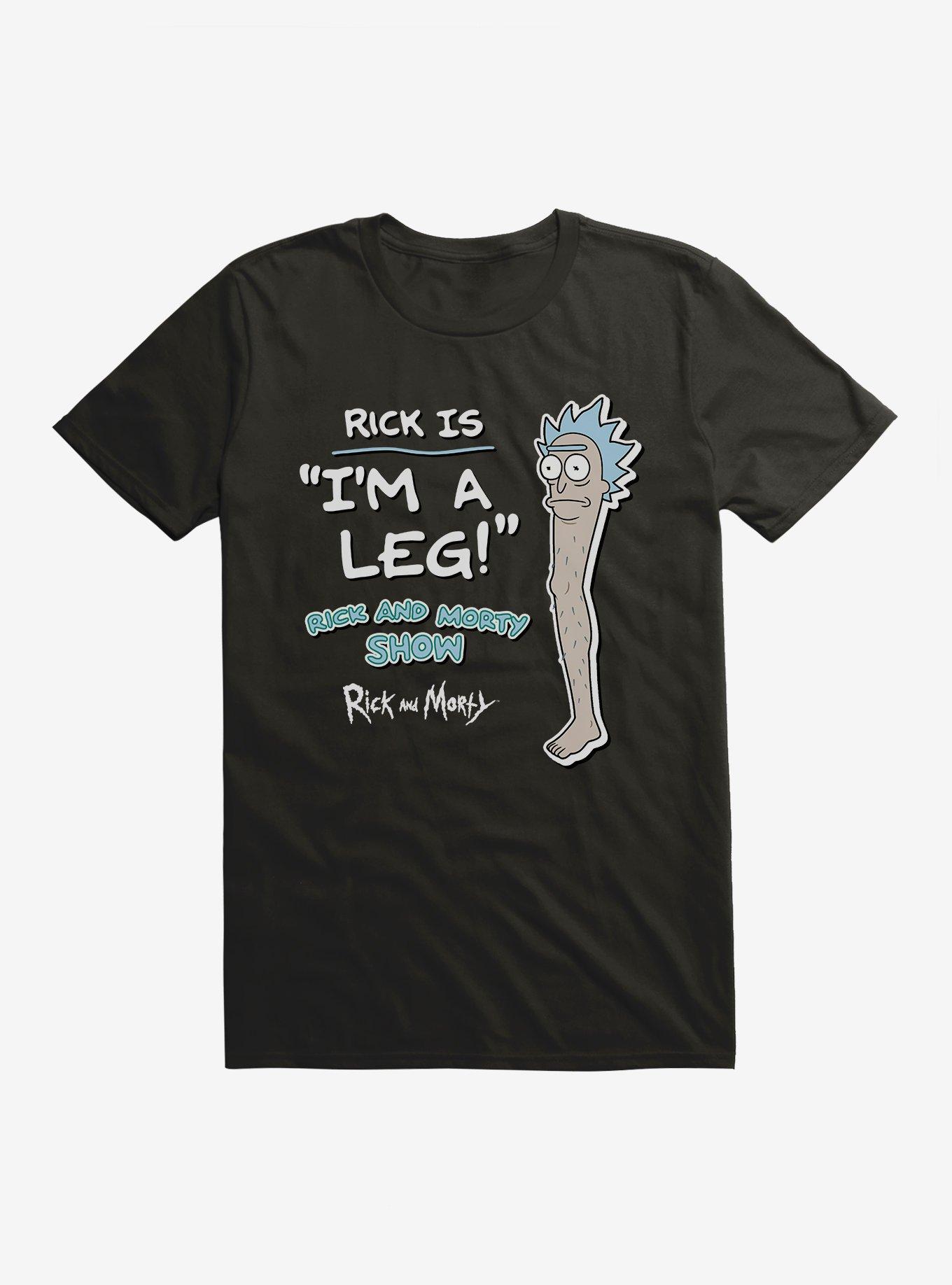 Rick And Morty Rick Is A Leg T-Shirt, , hi-res