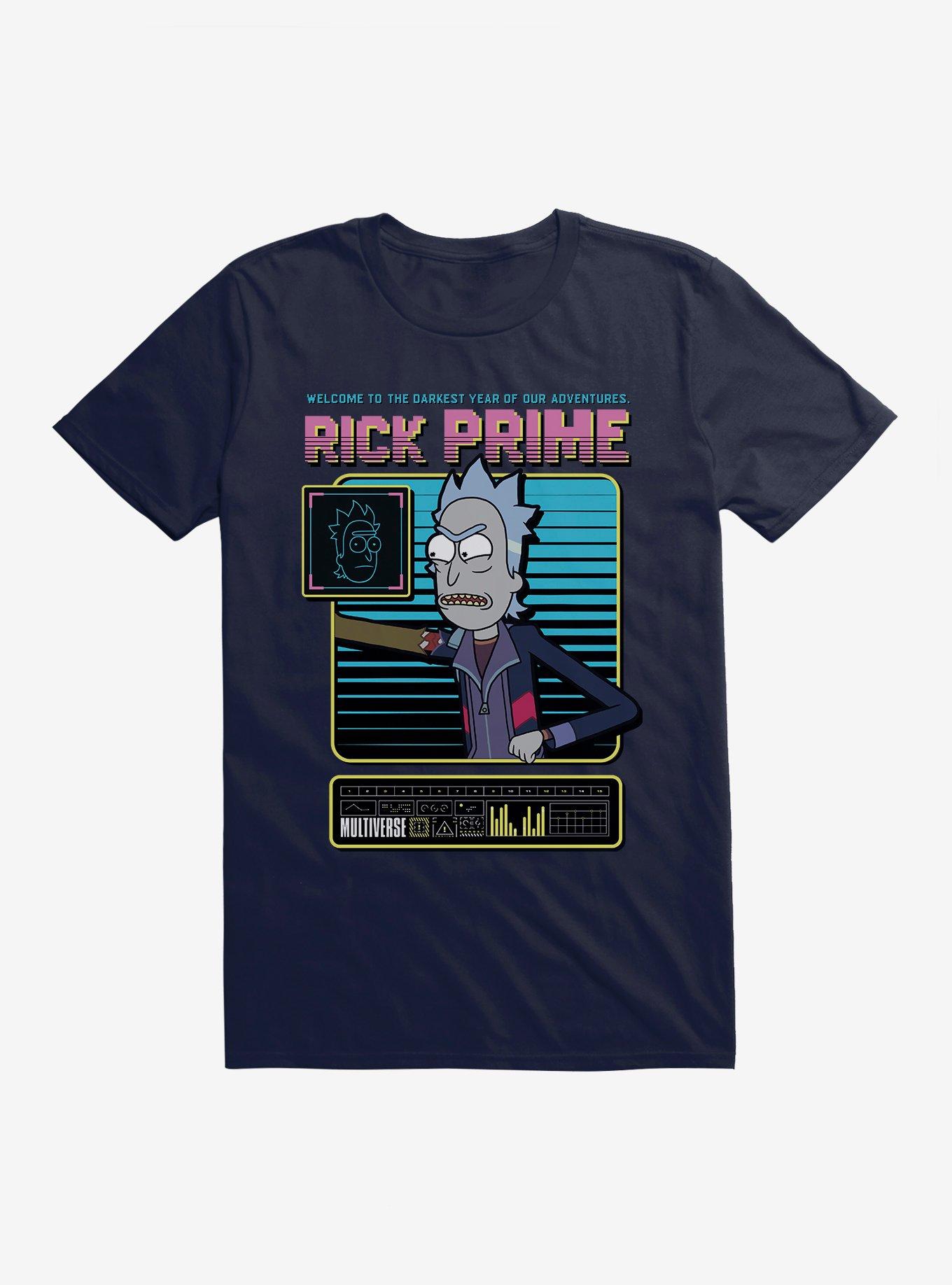 Rick And Morty Rick Prime T-Shirt, NAVY, hi-res
